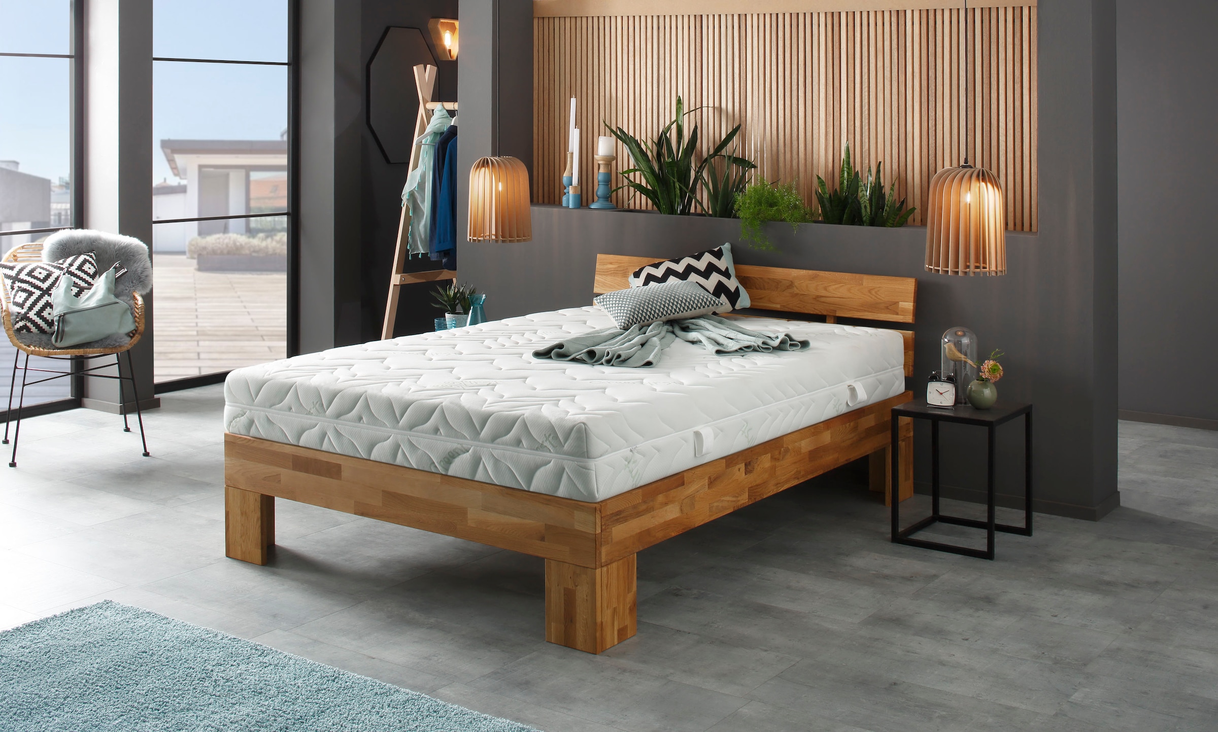 Beco Taschenfederkernmatratze »Vario Lux Greenfirst«, 22 cm hoch, 480 Federn, (1 St.), komfortable Matratze in 90x200 cm und weiteren Größen erhältlich