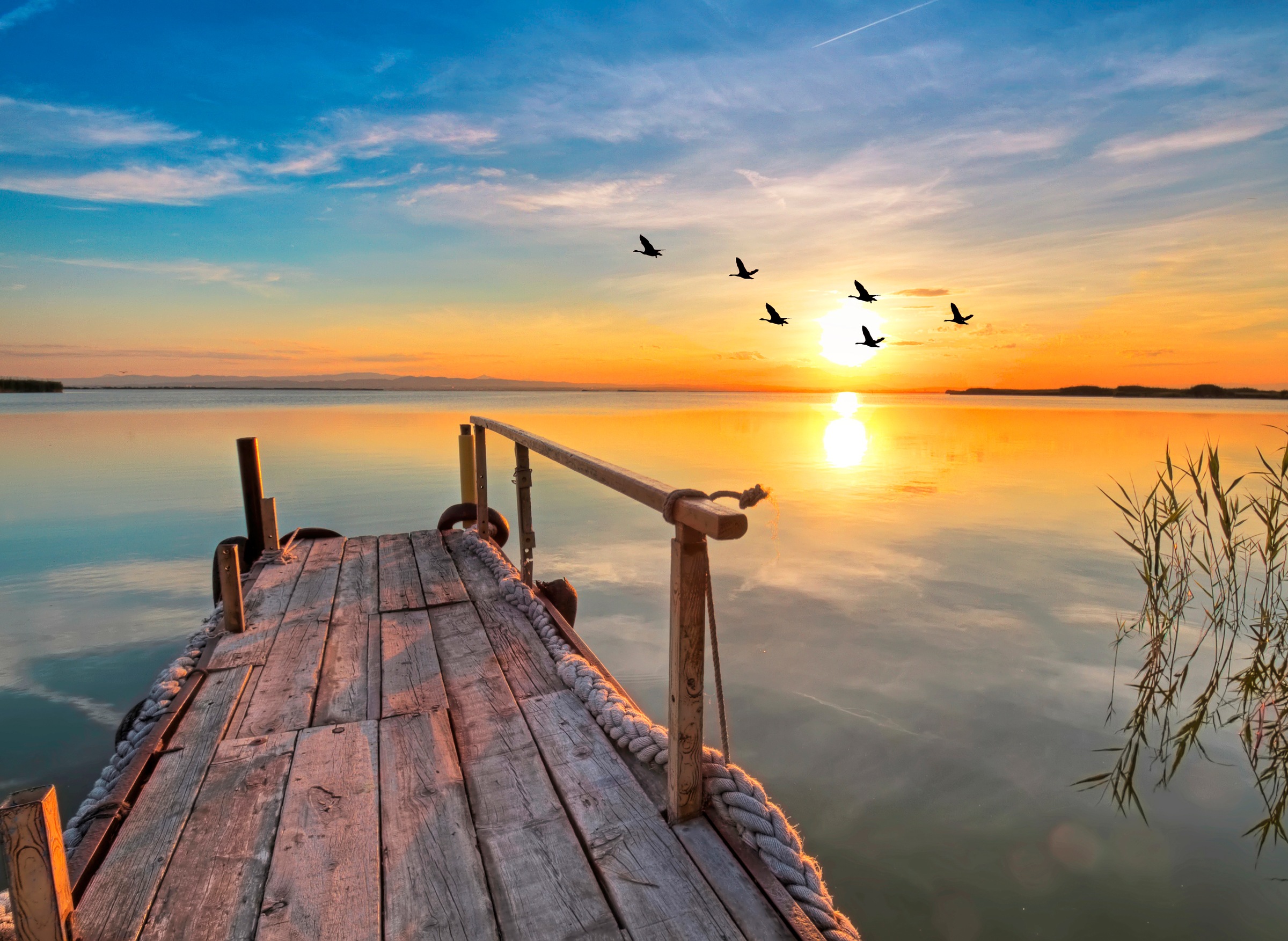 Papermoon Fototapete »Sunset Pier«