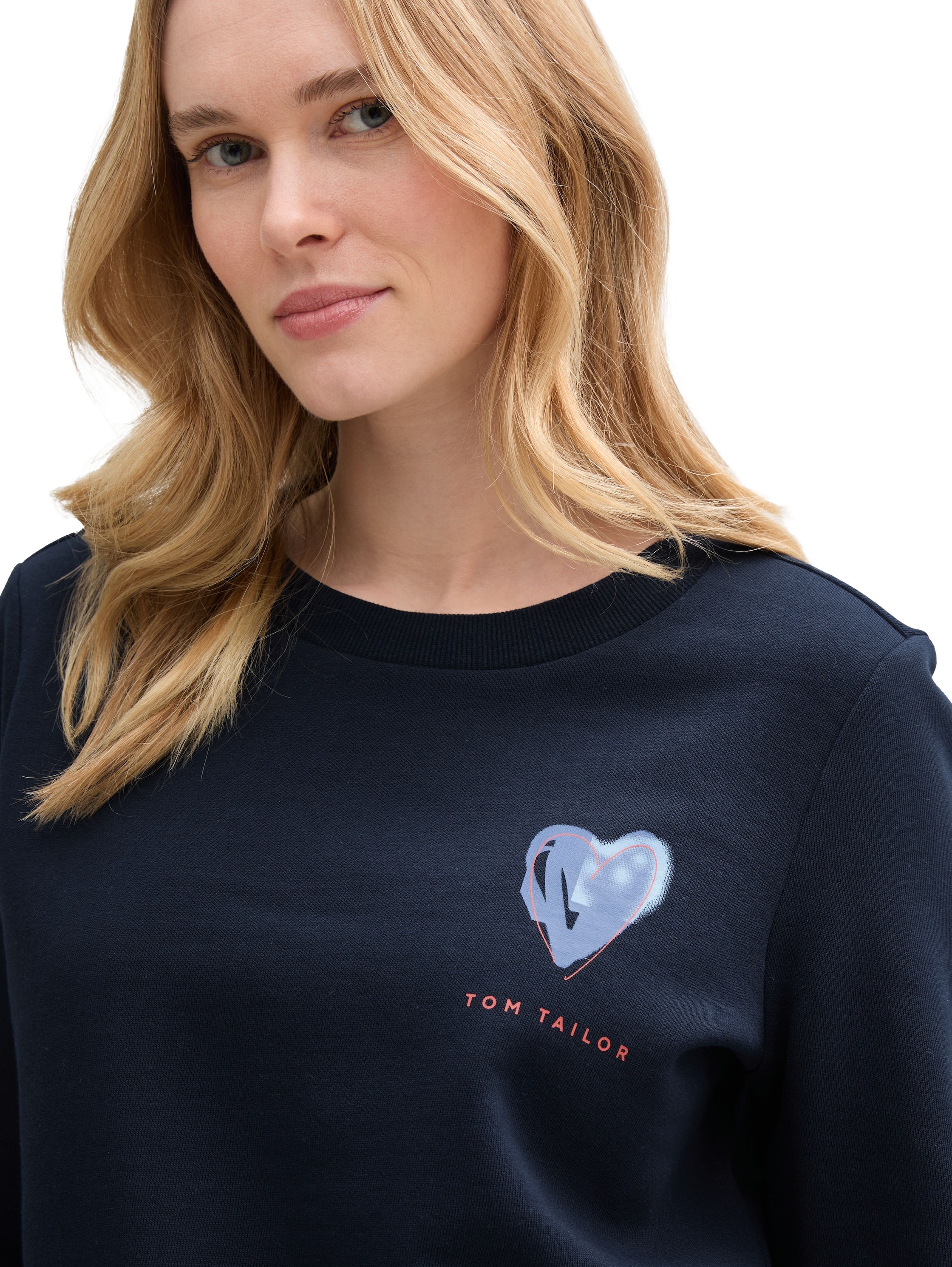 TOM TAILOR Sweatshirt, mit Frontprint