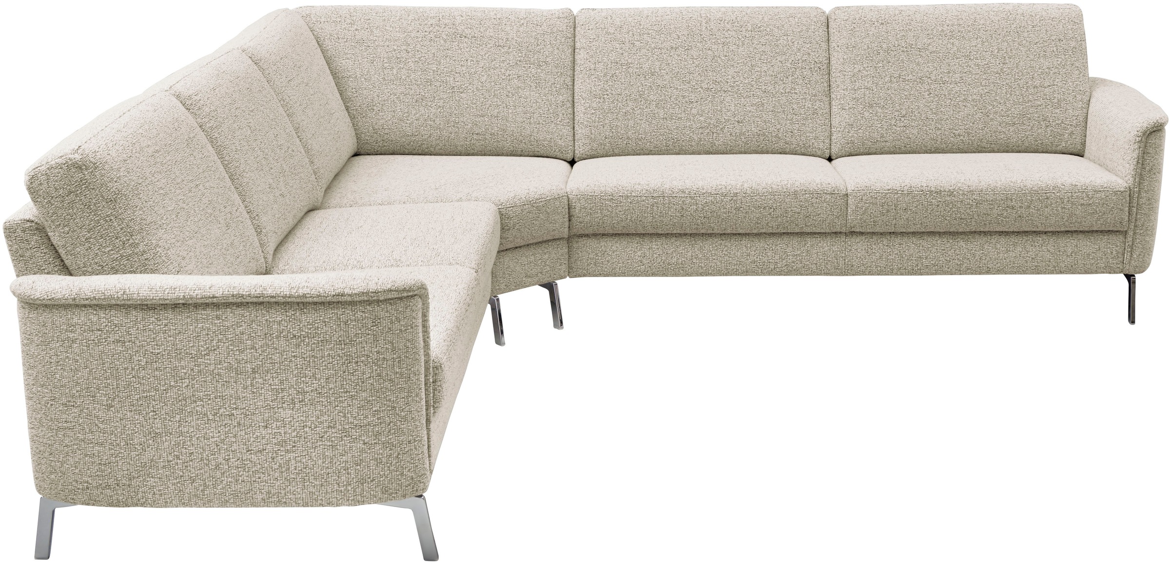 Home affaire Ecksofa »Solvaro, optional motorischer Sitzvorzug, Breite 283 cm« Saugroboter-tauglich, hochwertige Details & sorgfältige Verarbeitung