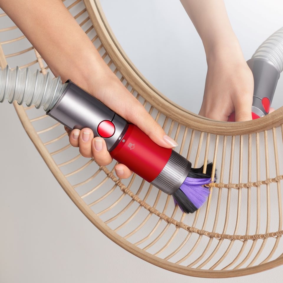 DYSON Akku-Hand-und Stielstaubsauger »V12™ Origin« Anti-Kratz Bürste, kein Saugkraftverlust, LCD-Display
