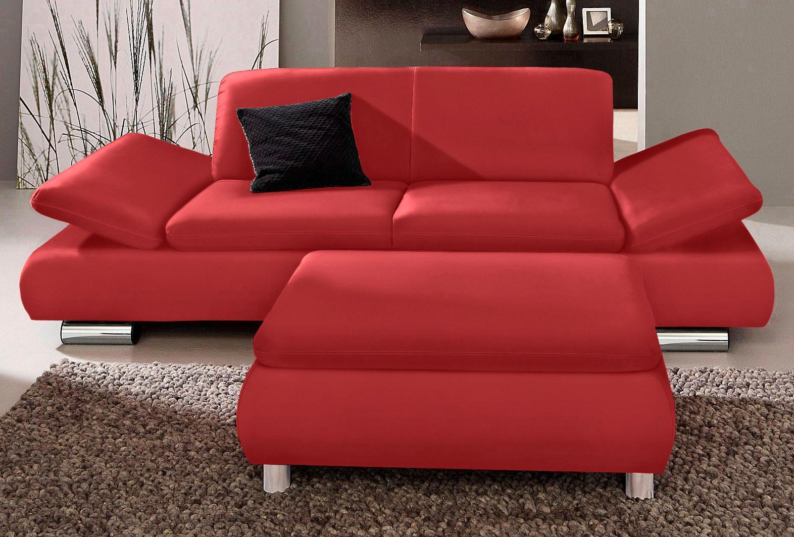 Max Winzer® 2,5-Sitzer »Toulouse modern und bequem, aktuelles Design, hoher Sitzkomfort« mit klappbaren Armlehnen, Breite 224 cm