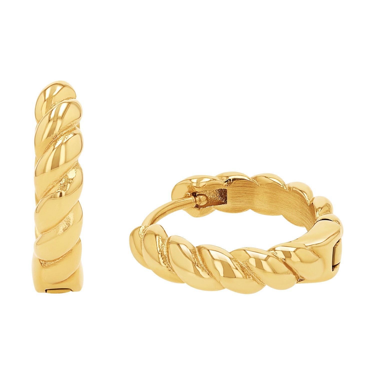 JOOP! Paar Creolen »Schmuck, Geschenk« mit Zirkonia (synth.)