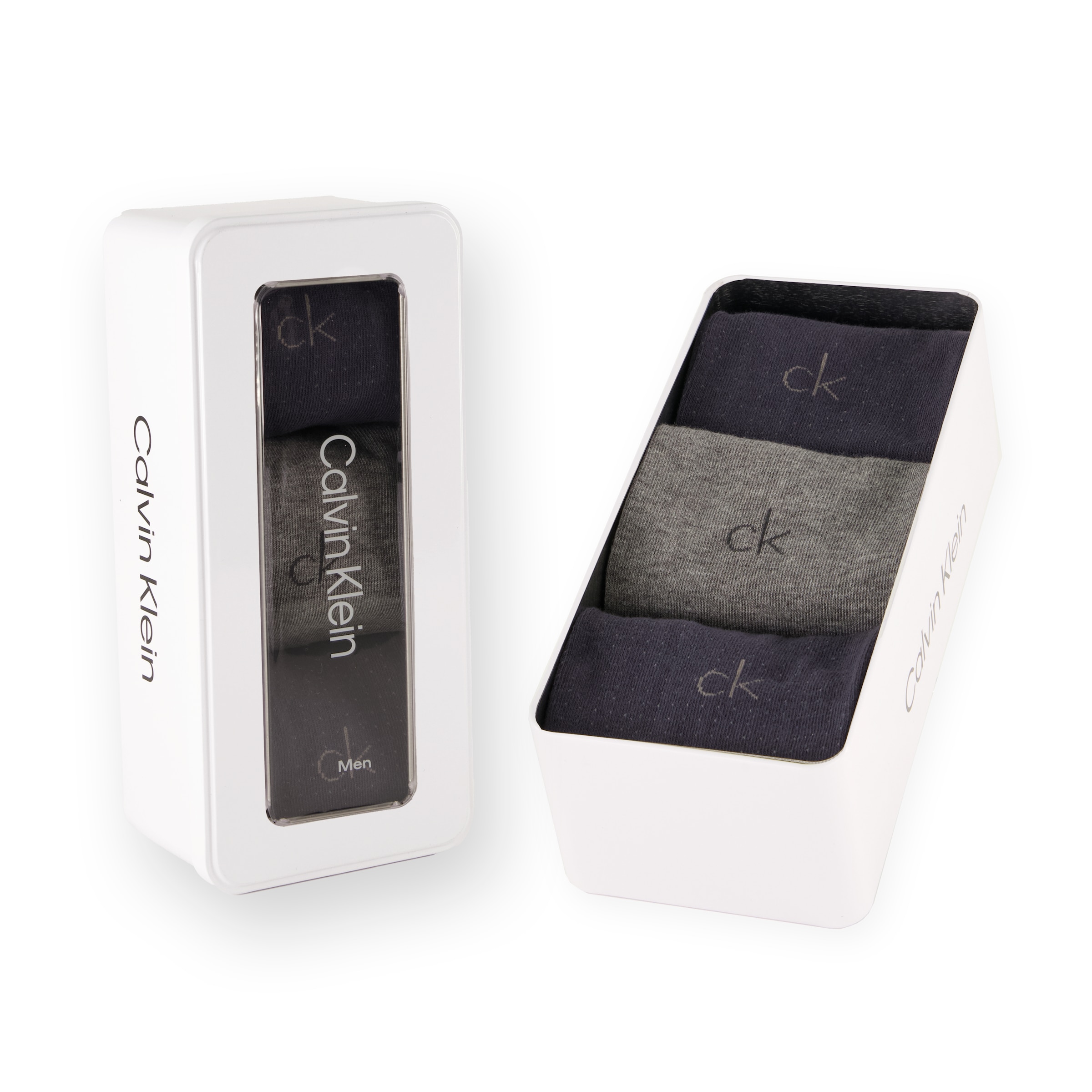 Calvin Klein Socken »CK MEN SOCK 3P GIFTBOX DROPNEEDLE GRID«, (3er Pack)