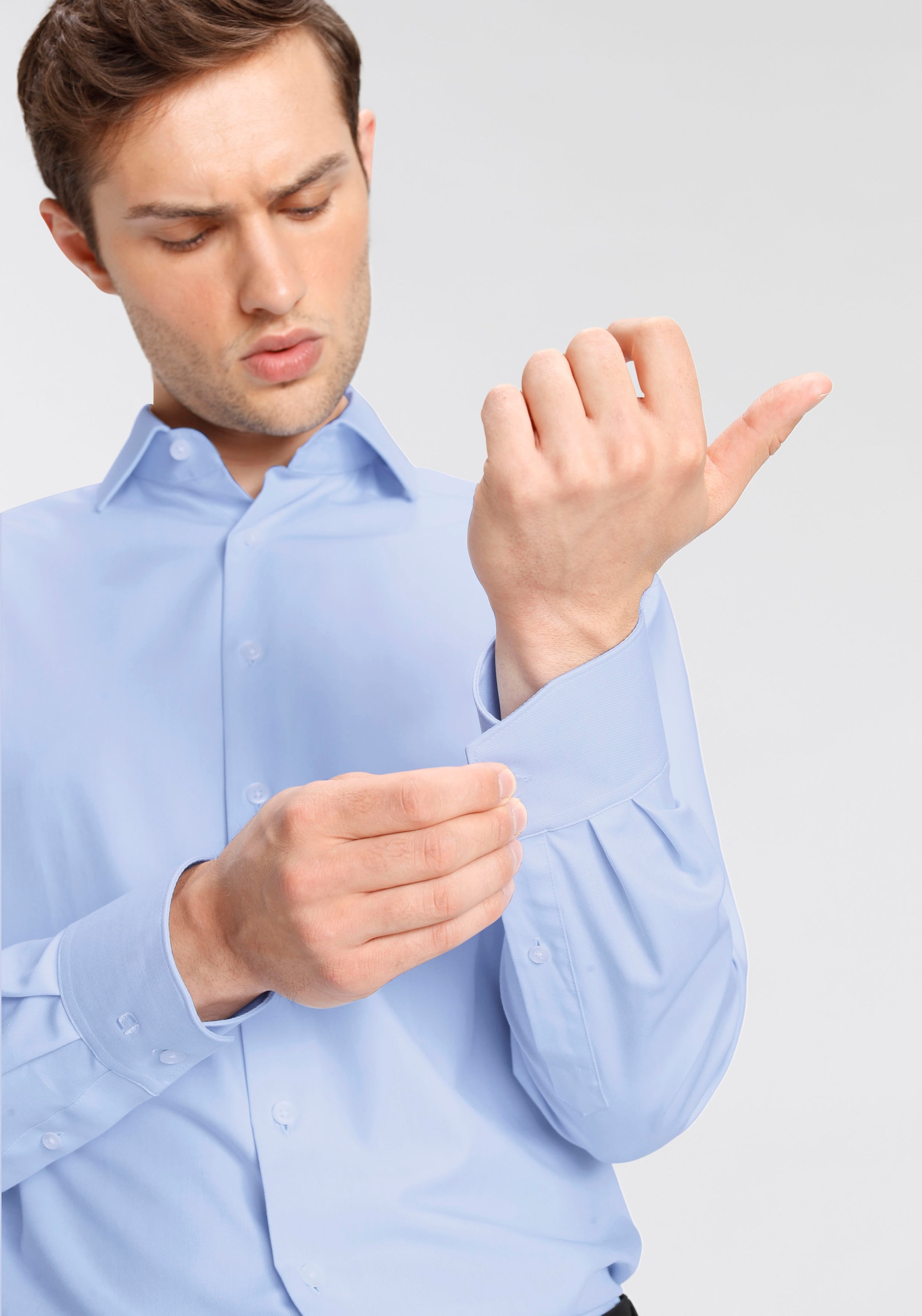 OLYMP Businesshemd »Luxor modern fit« Comfort Stretch, Climate Control