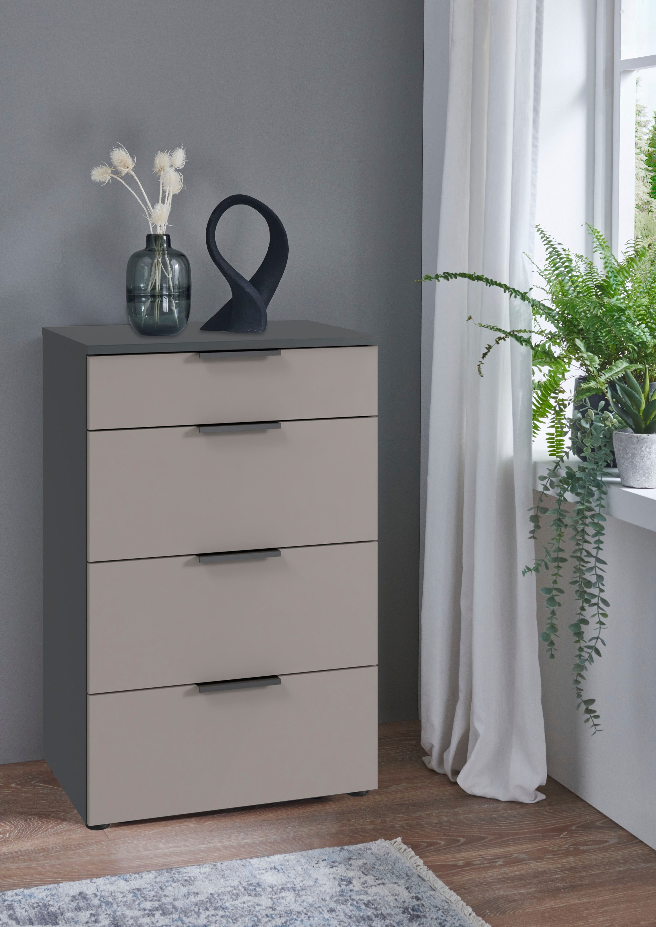 Wimex Schubkastenkommode »Oxford by fresh to go, mit 4 Schubladen, MADE IN GERMANY« 54cm breit,41cm tief, 84cm hoch,  Mit Soft-close Beschlägen, in verschiedenen Farben erhältlich