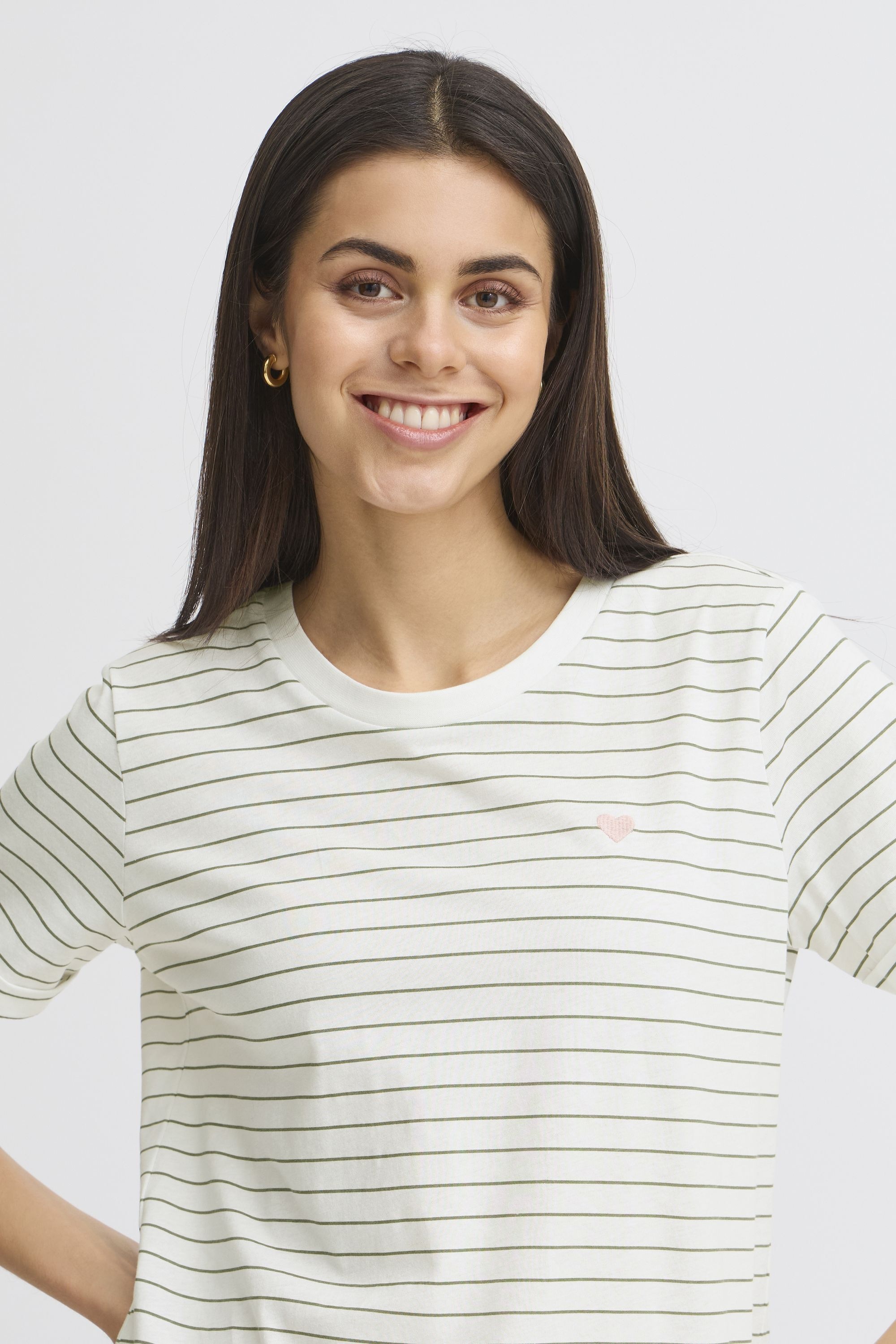 fransa Rundhalsshirt »Rundhalsshirt FRAMORA«