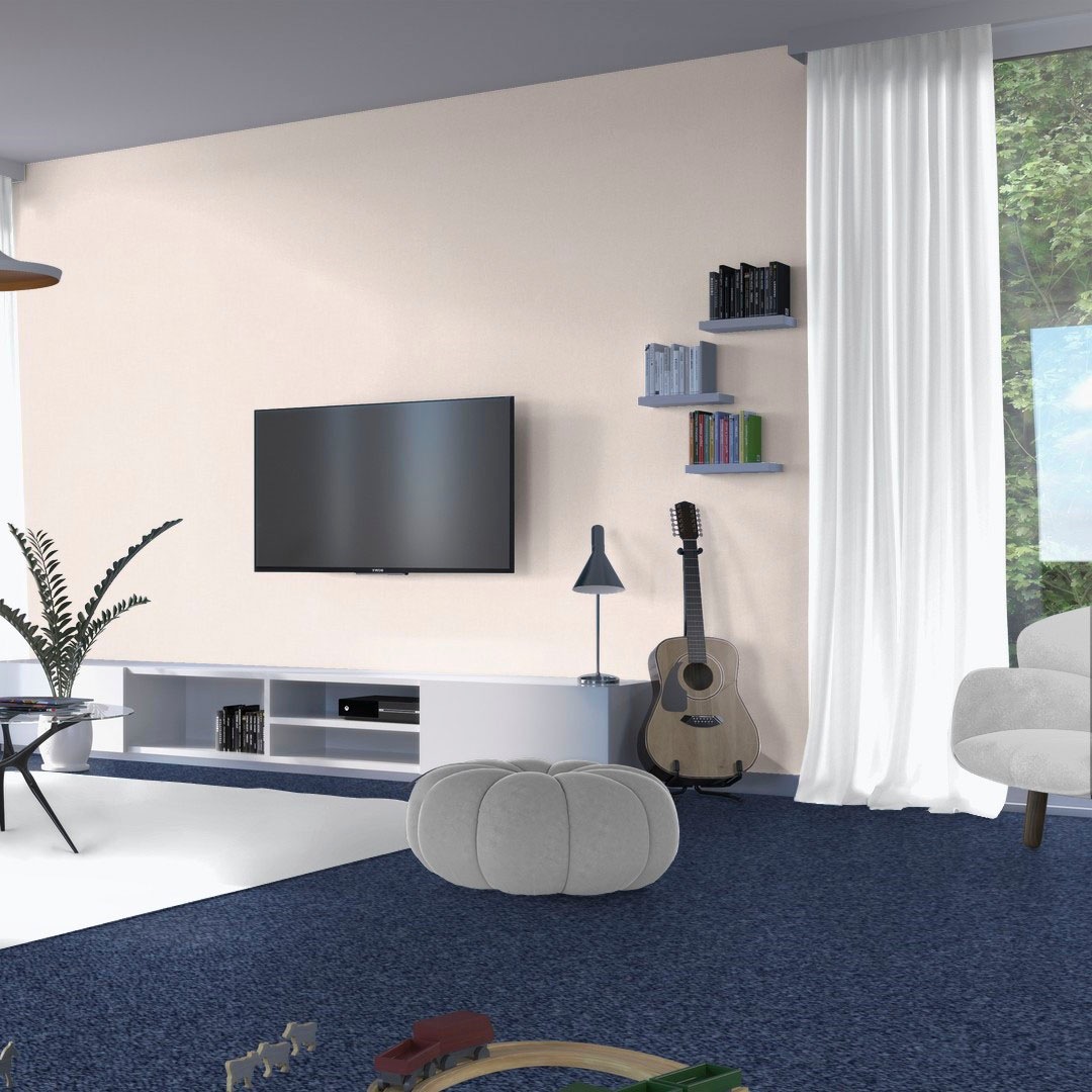 Bodenmeister Teppichboden »Baltic, Schlinge - meliert, Made in Belgium«, rechteckig, 5 mm Höhe, Wohnzimmer, Schlafzimmer, Kinderzimmer, Breite 400/500 cm