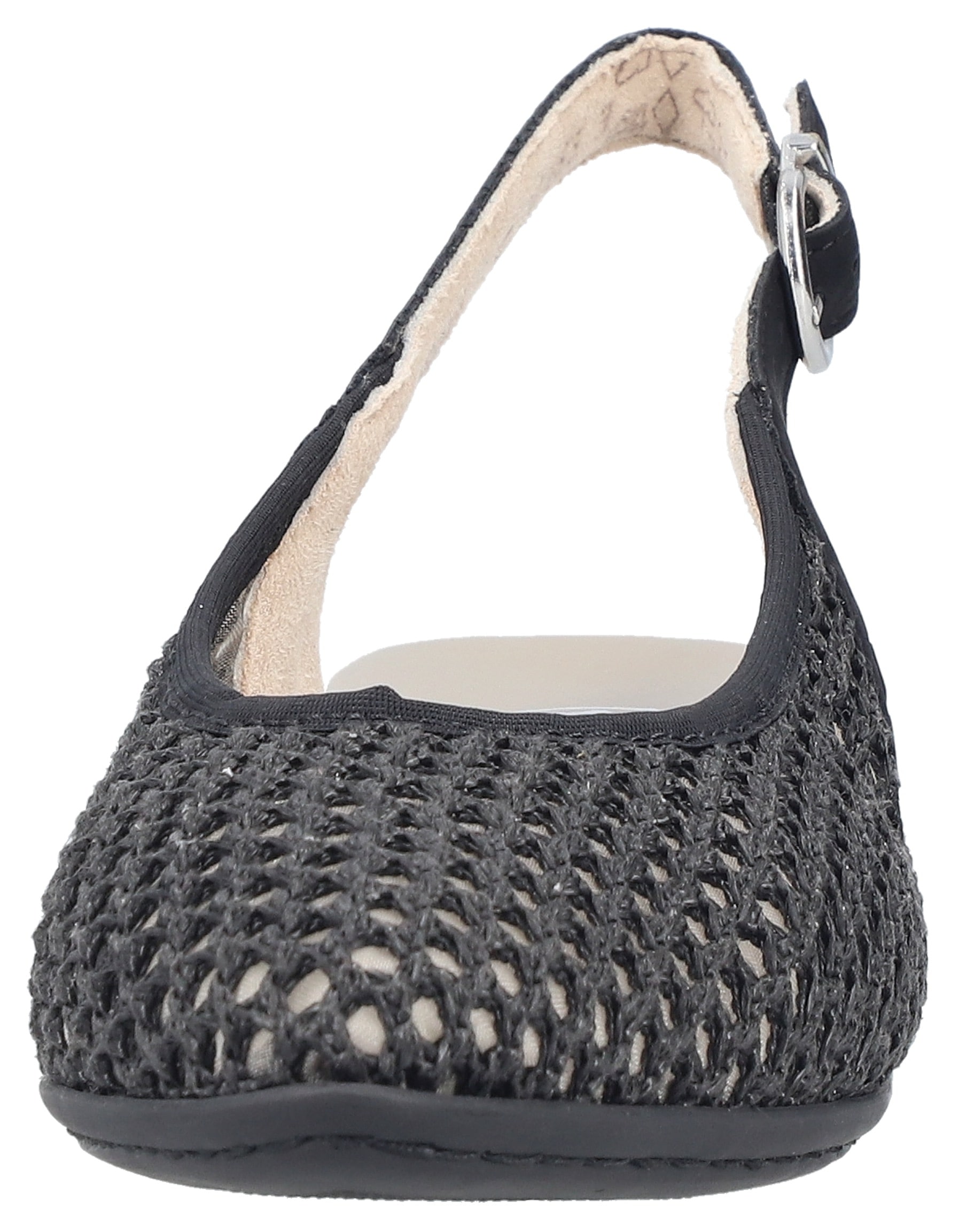 Rieker Slingsandale  Sommerschuh, Festtagsschuh, Blockabsatz, mit Riemchen