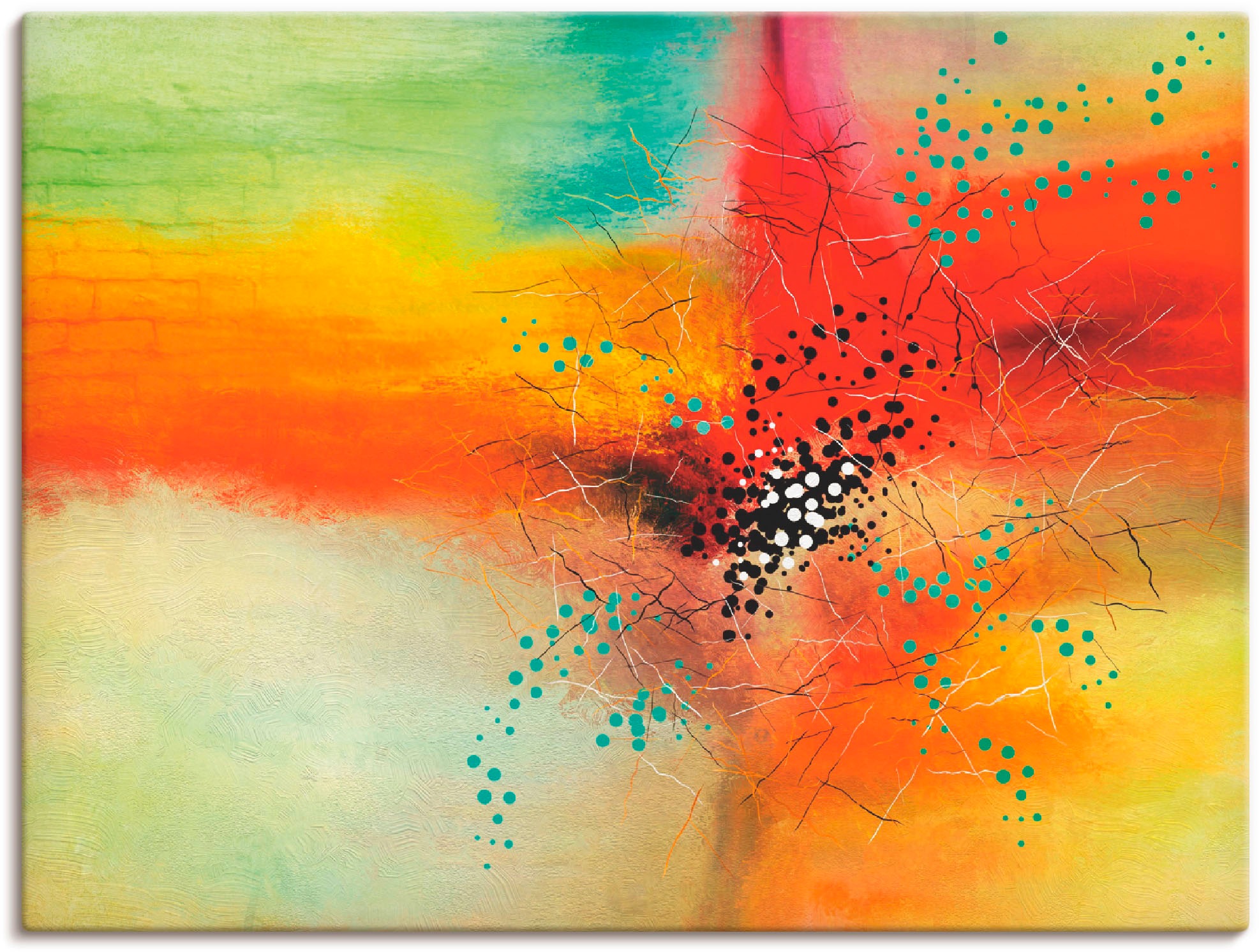 Artland Wandbild »Modern V«, Gegenstandslos, (1 St.), in vielen Größen & Produktarten -Leinwandbild, Poster, Wandaufkleber / Wandtattoo auch für Badezimmer geeignet