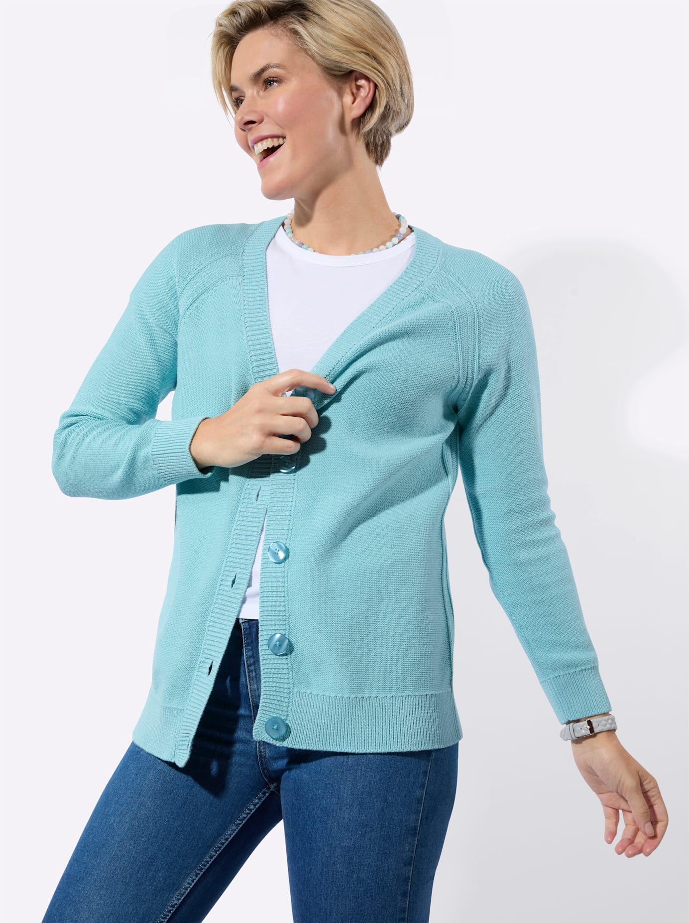 Classic Basics Strickjacke