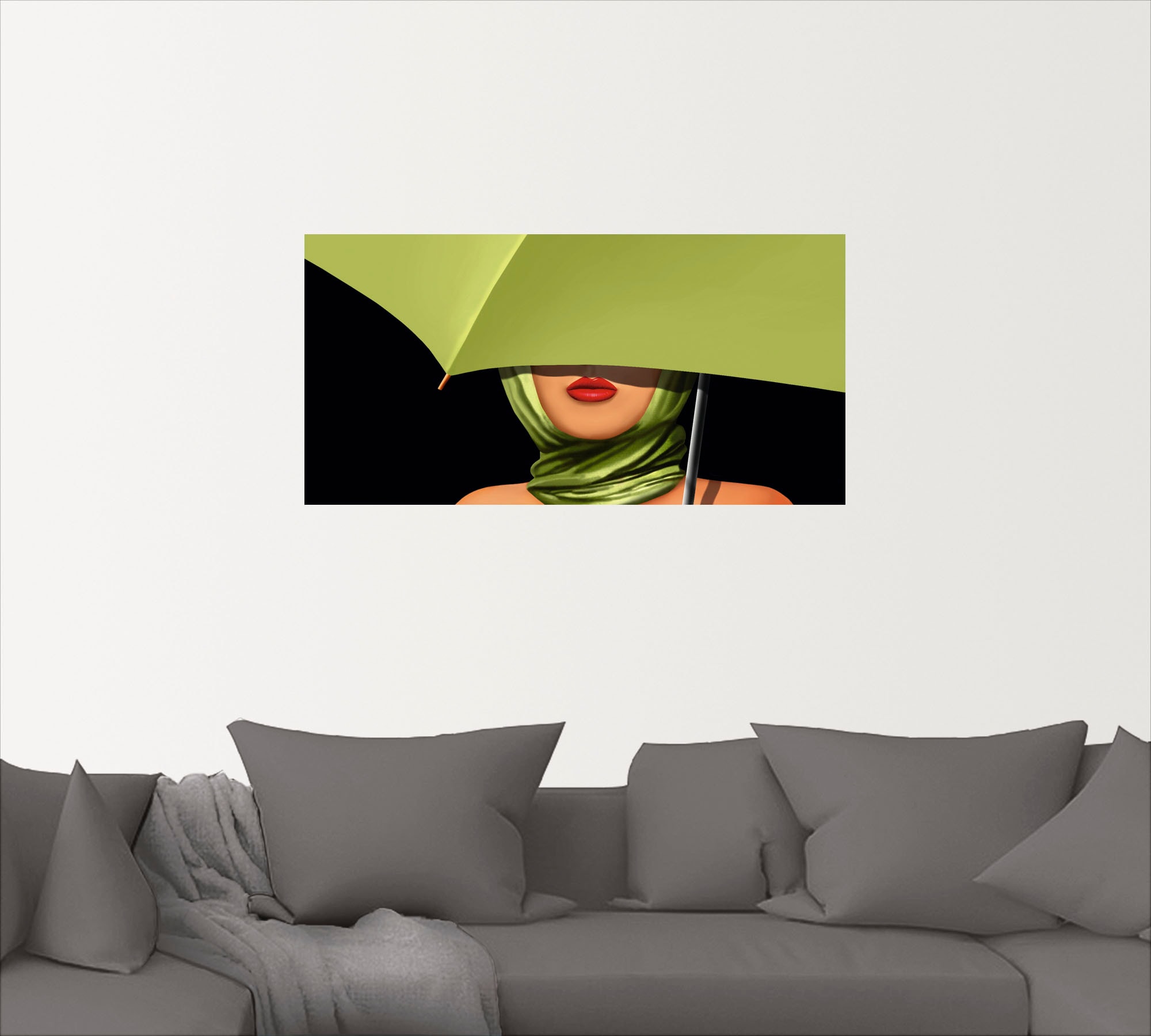 Artland Wandbild »Rote Lippen«, Mode, (1 St.), als Leinwandbild, Poster, Wandaufkleber in verschied. Größen