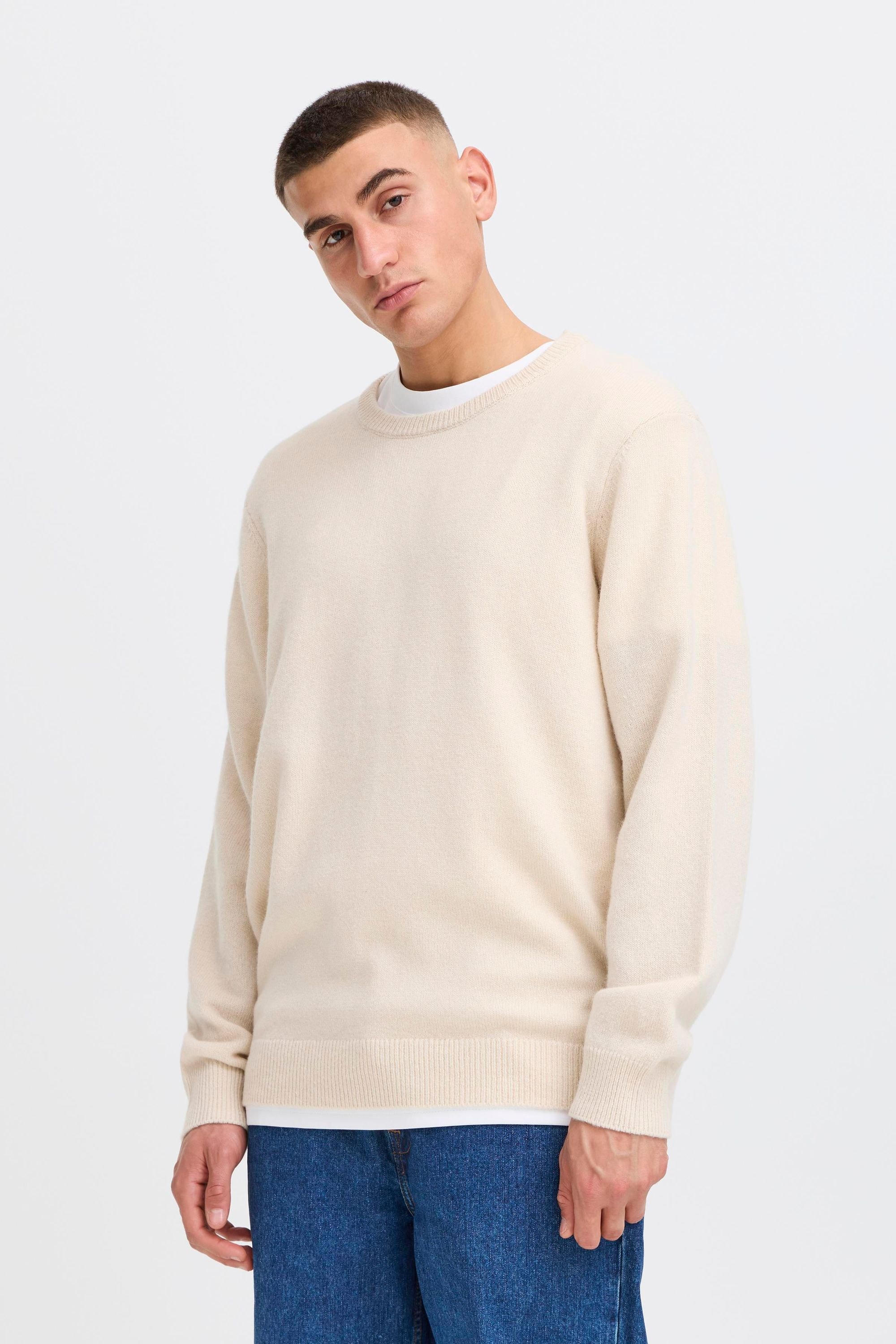!Solid Strickfleece-Pullover »Strickpullover SDRICK«