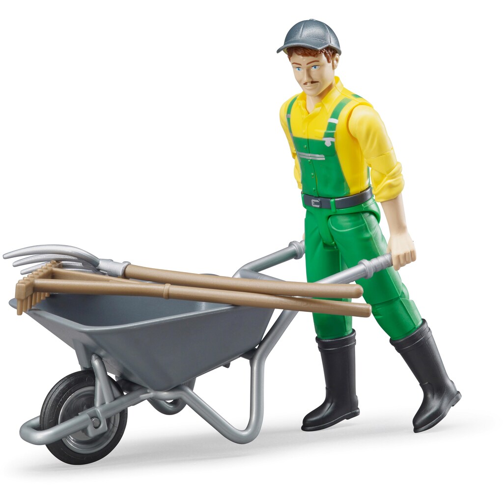 Bruder® Spielfigur »Landwirt«, (Set)