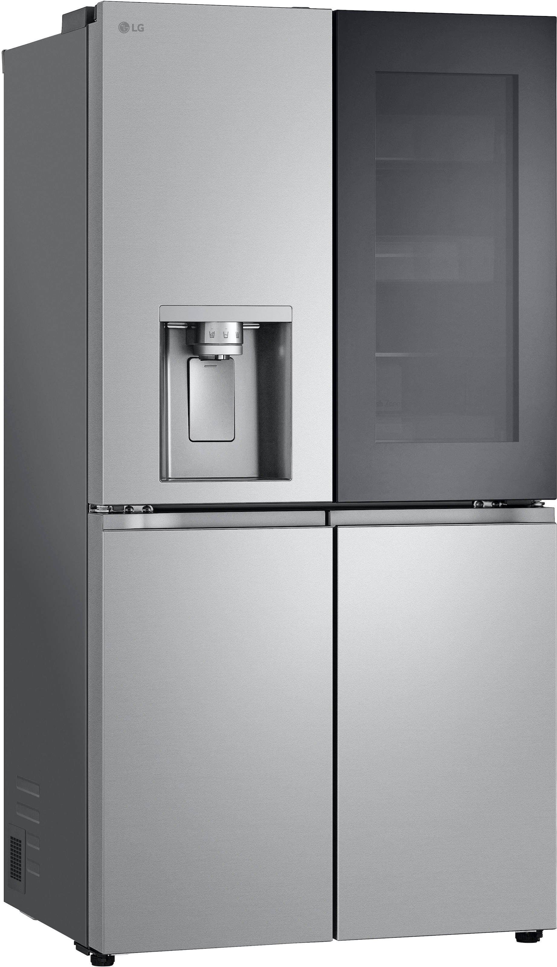 LG Multi Door »GMG960MBEE«, InstaView®: zweimal klopfen, reinschauen! mit Craft Ice - Spender