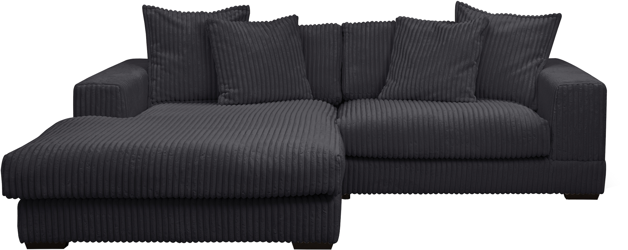 WERK2 Ecksofa »Eldorado, Megasofa, Polsterecke mit viel Platz, Breite 285cm, L-Form«, Design Ecksofa, besonders weicher Sitzkomfort, extra breite Recamiere