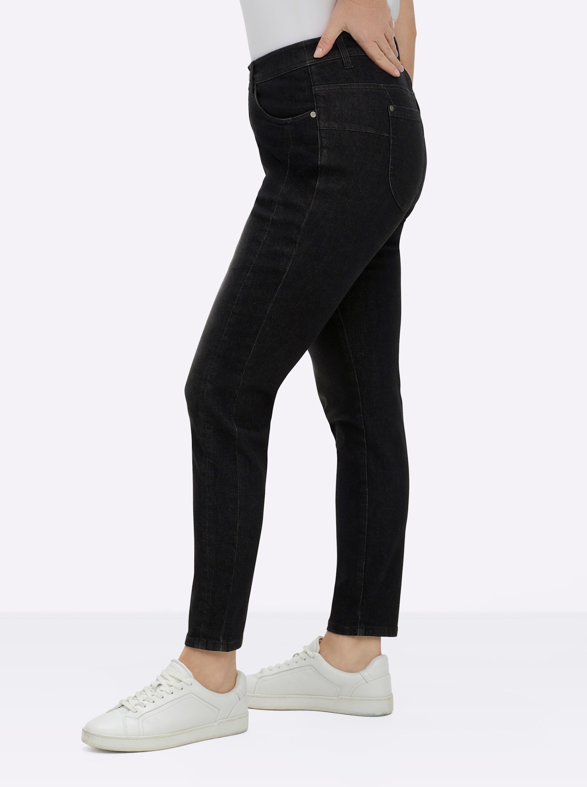 Sheego 5-Pocket-Jeans »Jeans Jeans in 5-Pocket-Form und leichter Waschung«