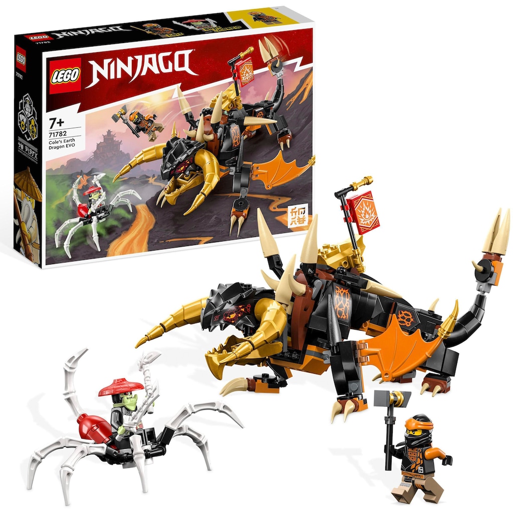 LEGO® Konstruktionsspielsteine »Coles Erddrache EVO (71782), LEGO® NINJAGO«, (285 St.)