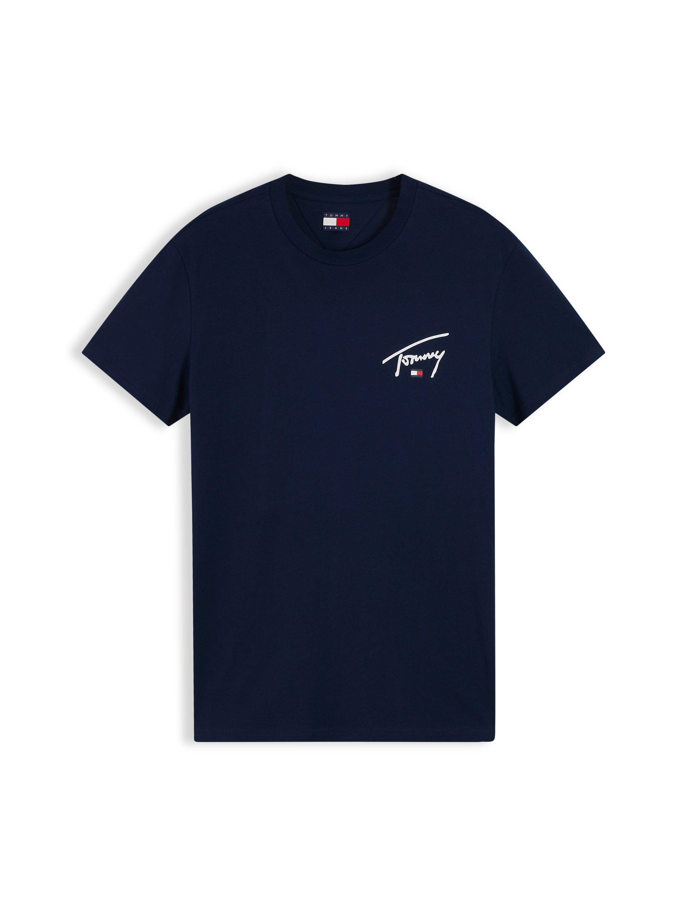 Tommy Jeans T-Shirt »SLIM SIGNATURE CHEST TEE« Slim fit mit Rundhalsausschnitt