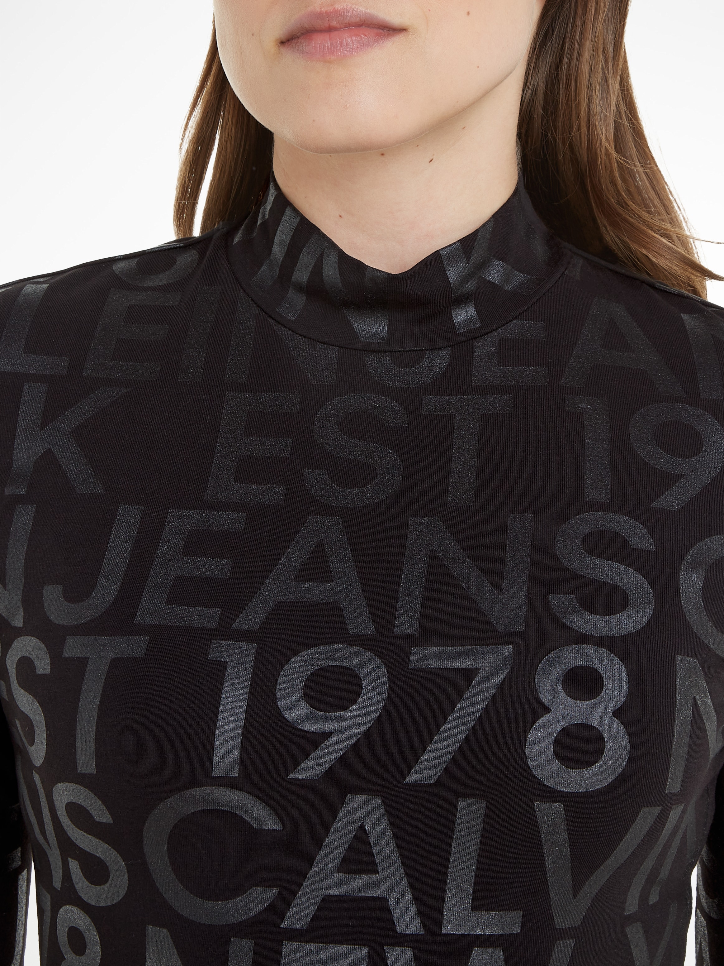 Calvin Klein Jeans Langarmshirt »LOGO OTTO bei TOP« AOP SLEEVE LONG