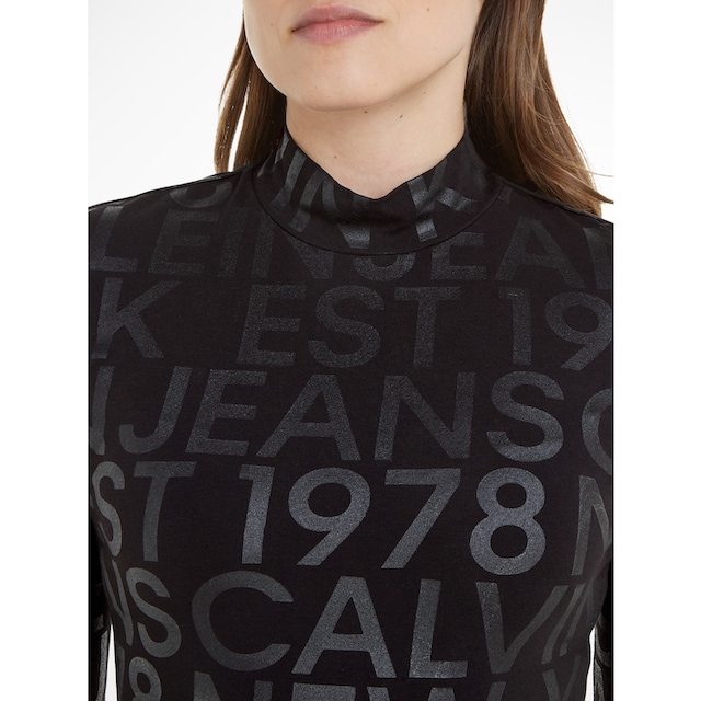Calvin Klein Jeans Langarmshirt »LOGO AOP LONG SLEEVE TOP« bei OTTO