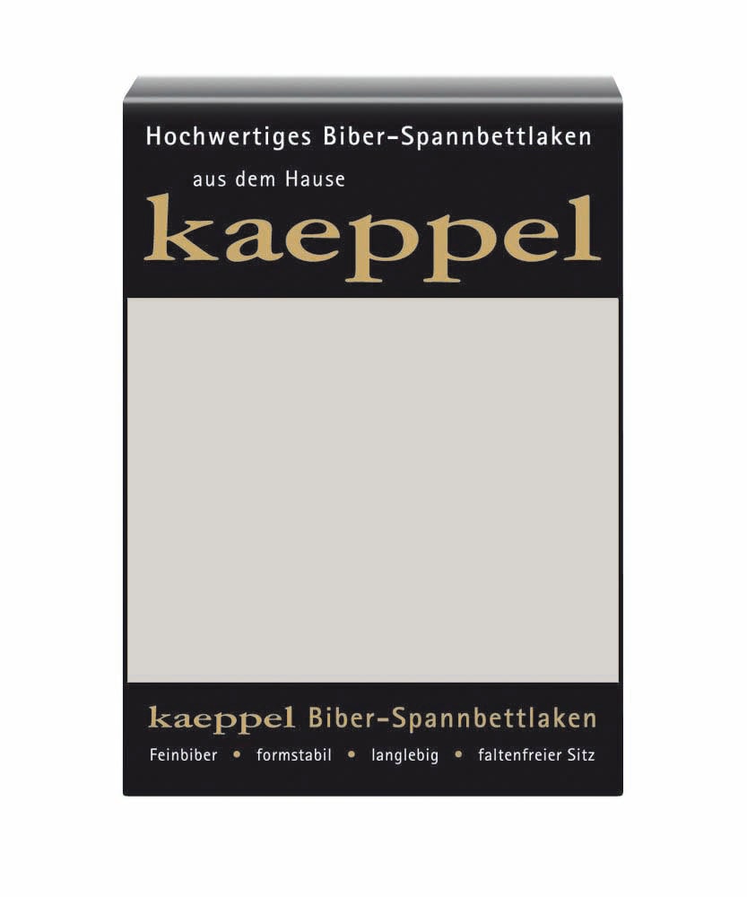 Kaeppel Spannbettlaken »Spannbettlaken Biber«, 100% Baumwolle, kuschelig weich ideal für Winter