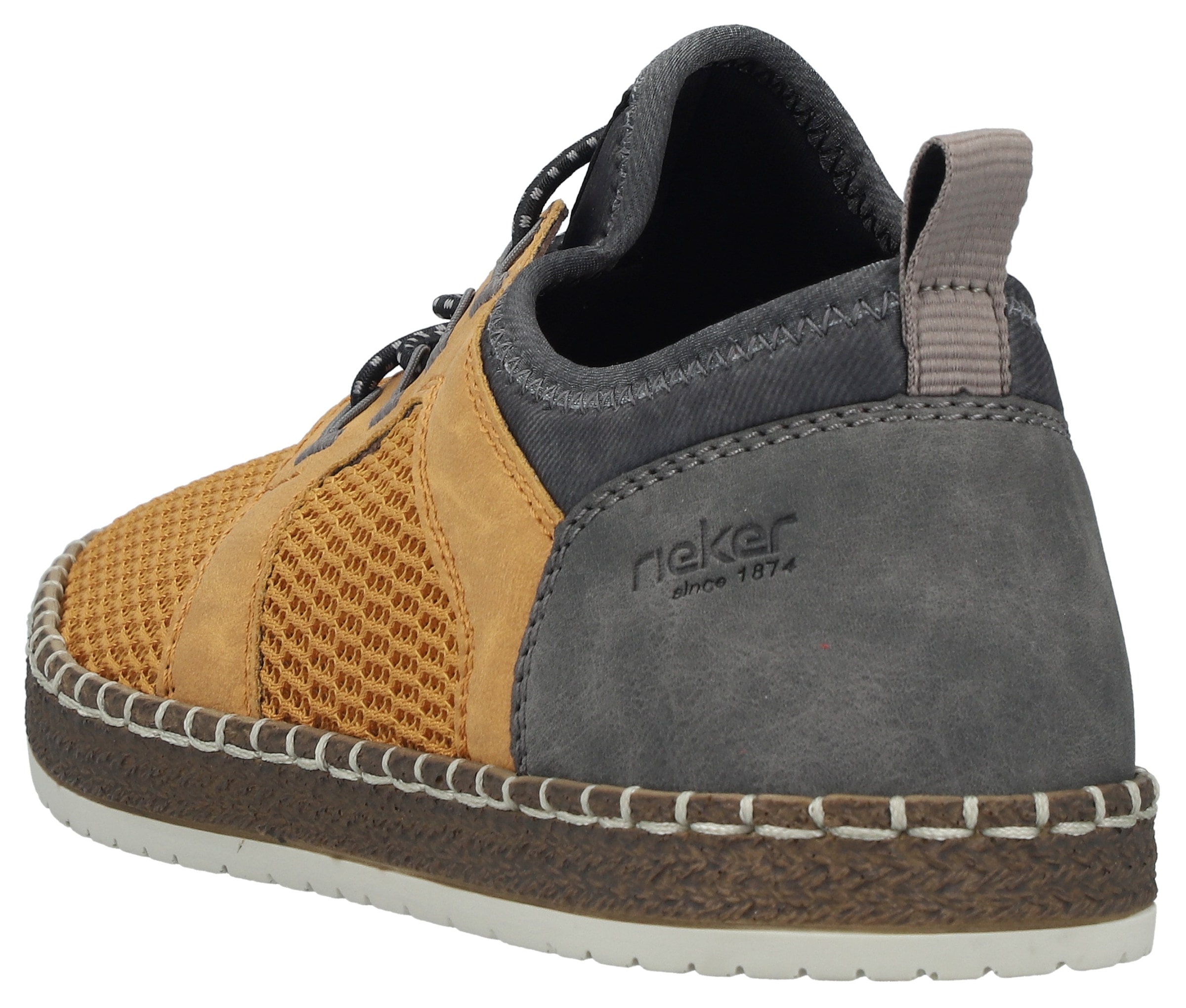Rieker Slip-On Sneaker  Schlupfschuh, Slipper, Freizeitschuh, elastischer Einstieg, Gummizug