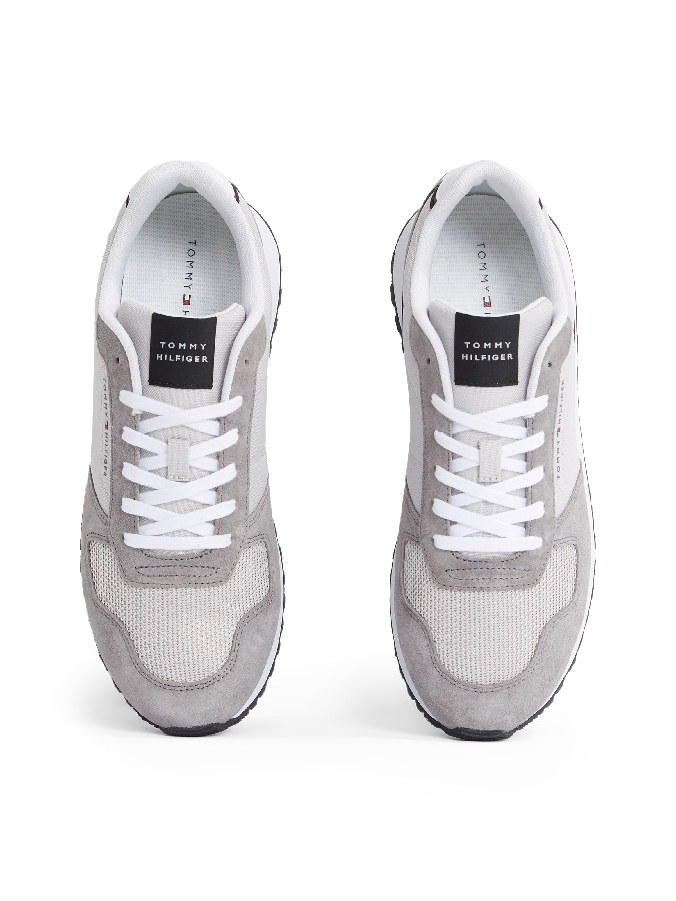Tommy Hilfiger Plateausneaker »NEW RUNNER EVA MIX«, Freizeitschuh, Halbschuh, Schnürschuh mit Kontrastbesätzen
