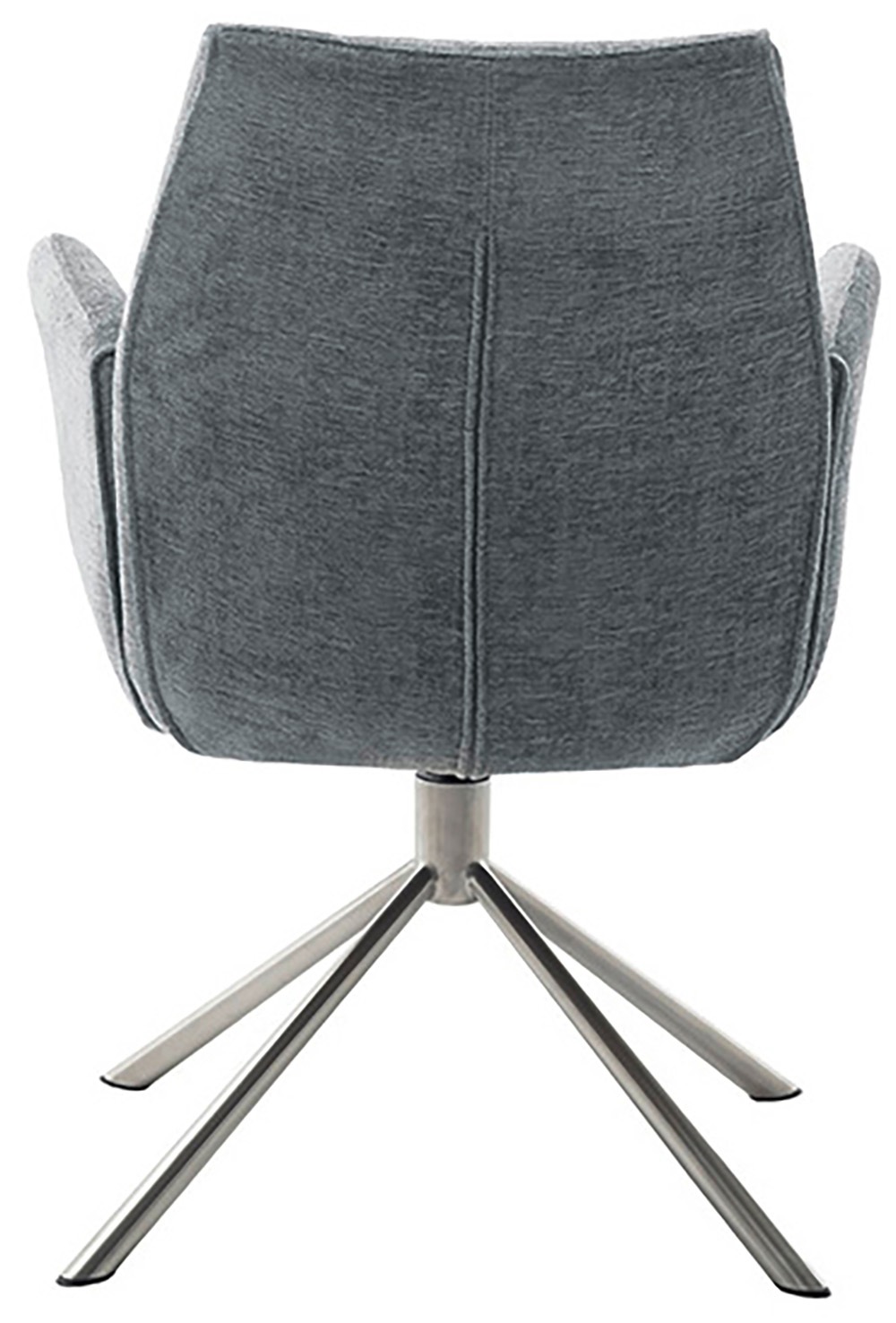 MCA furniture Esszimmerstuhl, Chenilleoptik, (2er-Set), drehbar 360°, Belastbarkeit 120 kg, Sitzhöhe ca. 50 cm