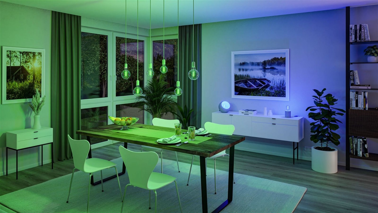 Paulmann LED-Leuchtmittel »Smart Filament ST64 470lm 2200K-6500K gold 230V«, 1 St., Tageslichtweiß
