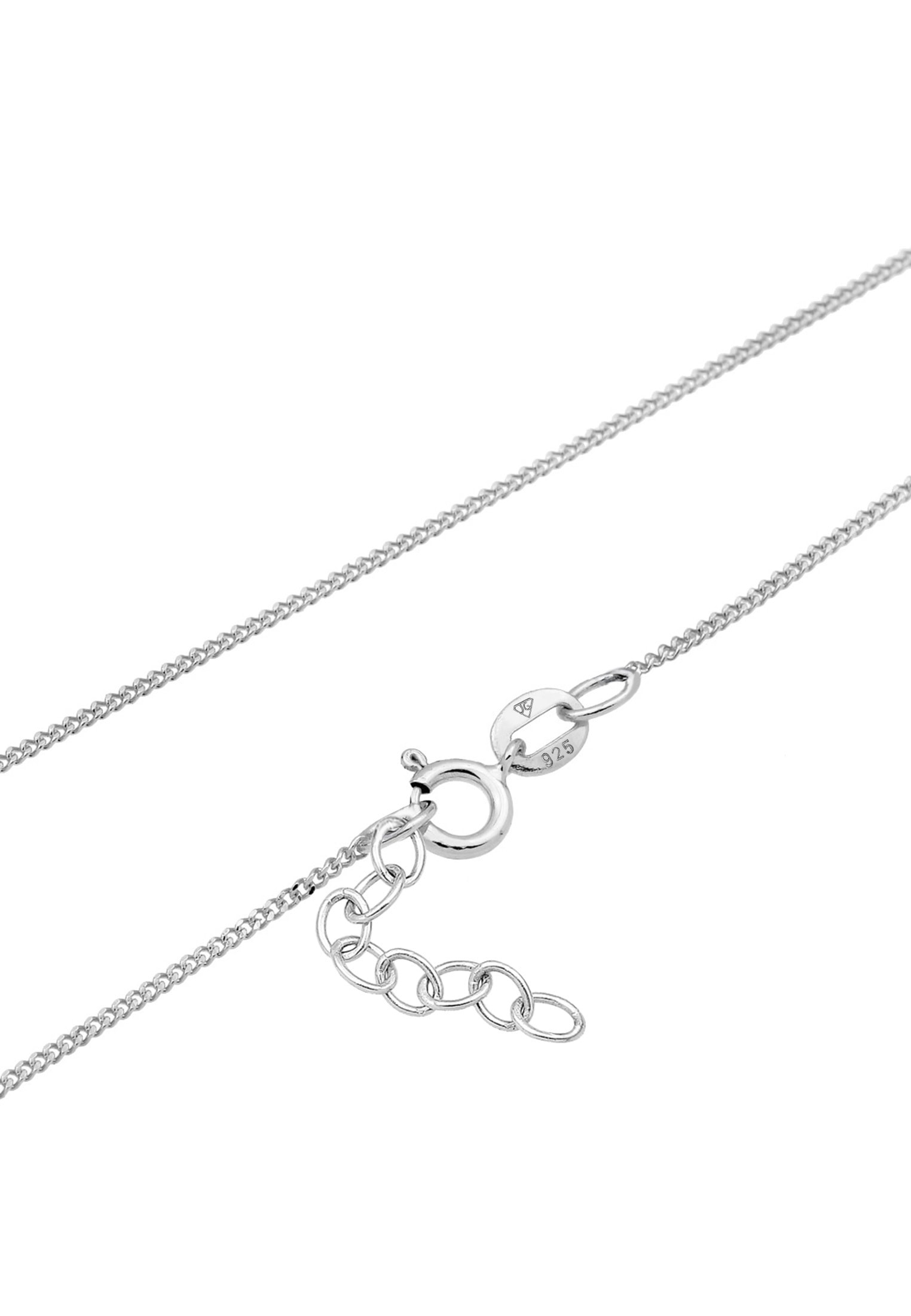 Elli Kette ohne Anhänger »Halskette Pfote Glas Kristalle Rose 925 Sterling Silber«