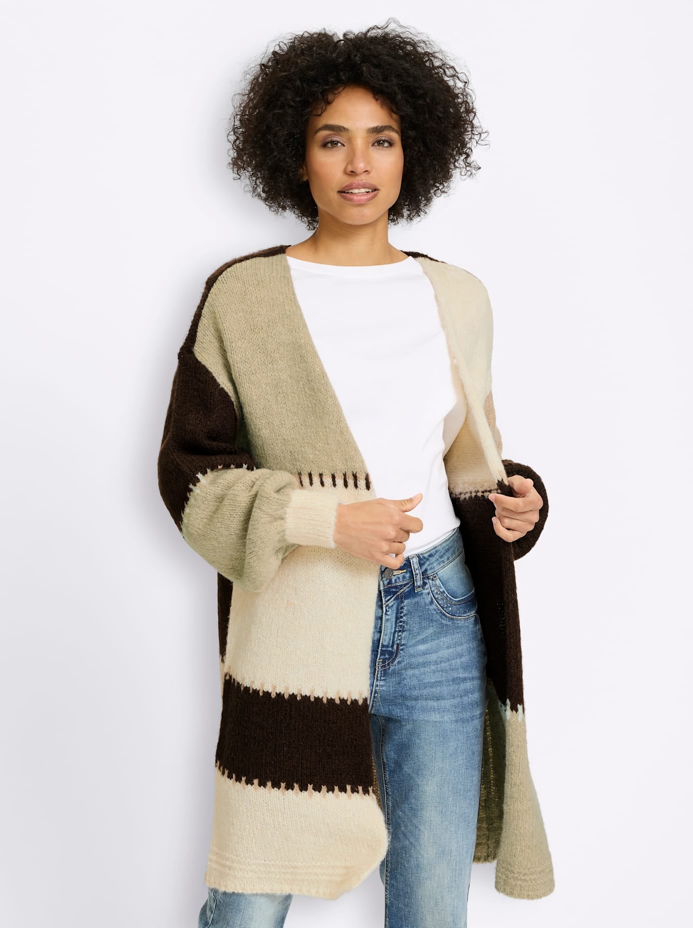 heine Longstrickjacke