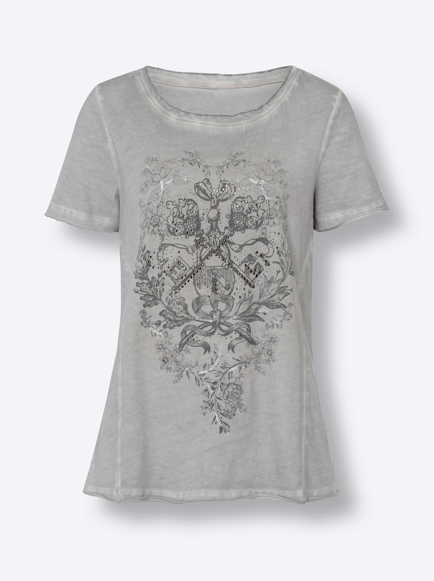 heine V-Shirt »Shirt«, (1 tlg.)