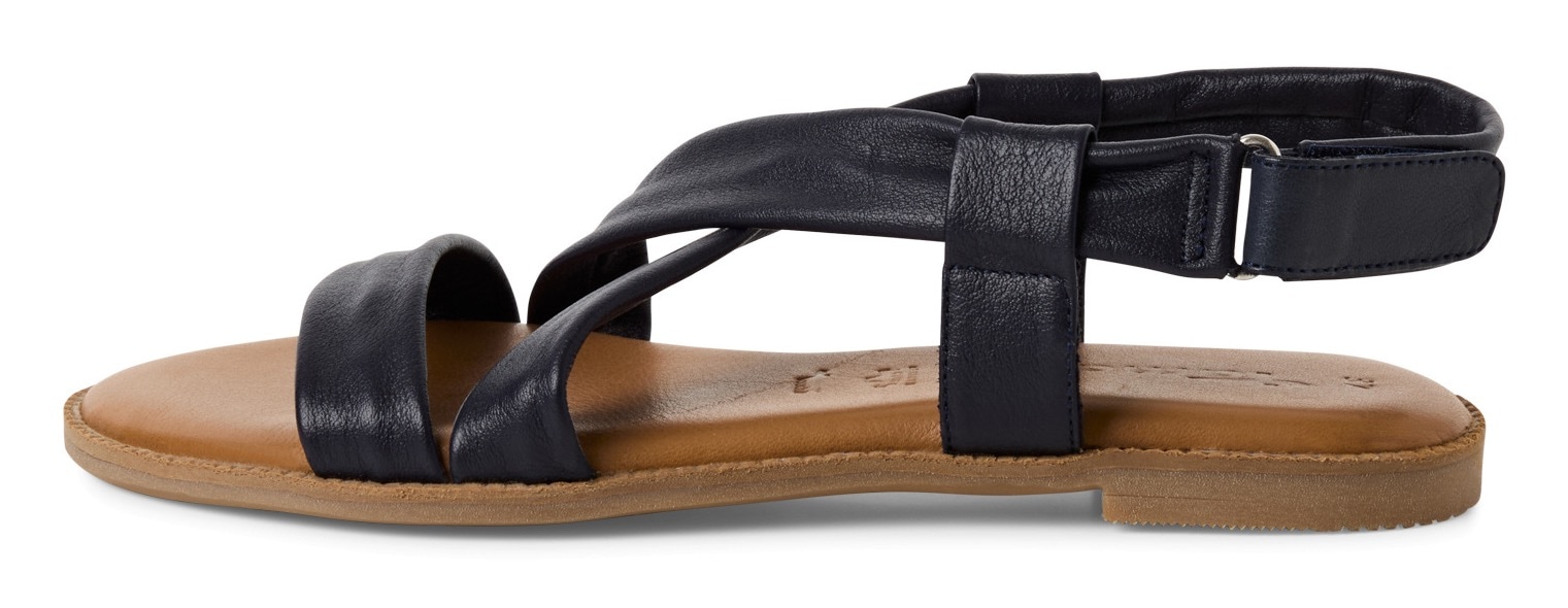 Tamaris Riemchensandale, Sommerschuh, Sandalette mit Klettverschluss am Riemchen