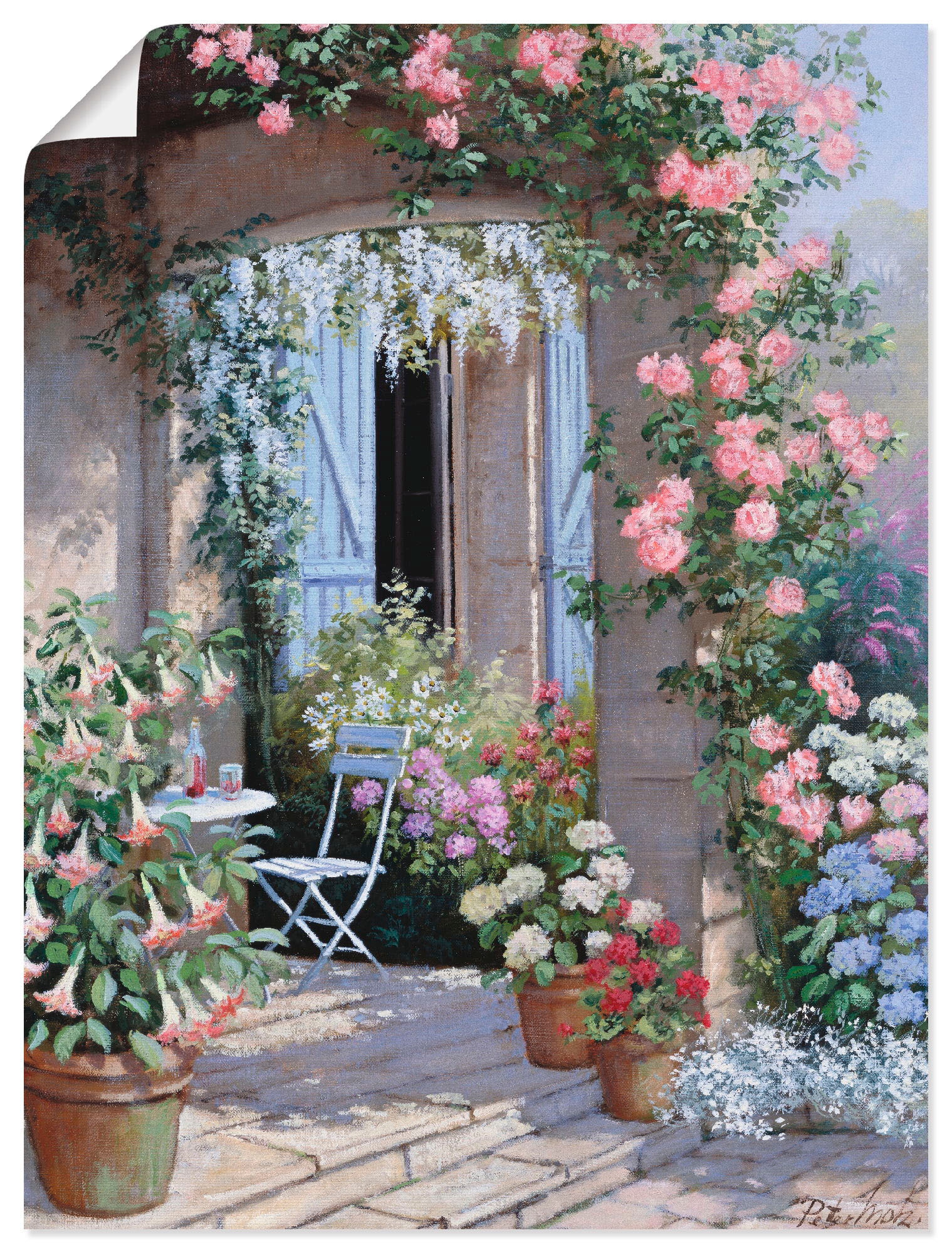 Wandbild »Blumenangebot«, Garten, (1 St.), als Leinwandbild, Poster, Wandaufkleber in...
