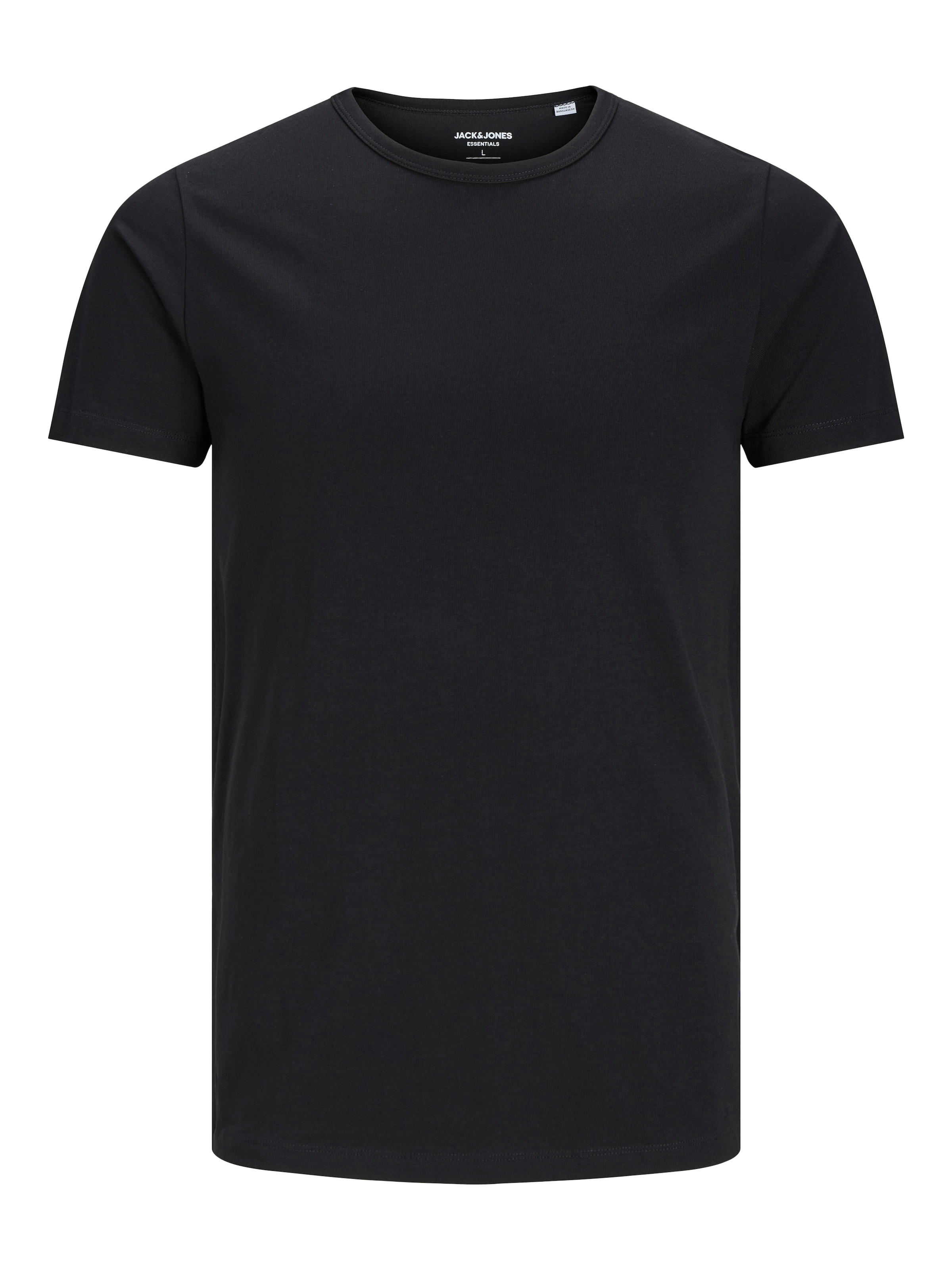 Jack & Jones T-Shirt »JJEBASIC mit schmaler Passform für jeden Tag« unifarben, modisch, schmal, Baumwollmischung, Rundhals