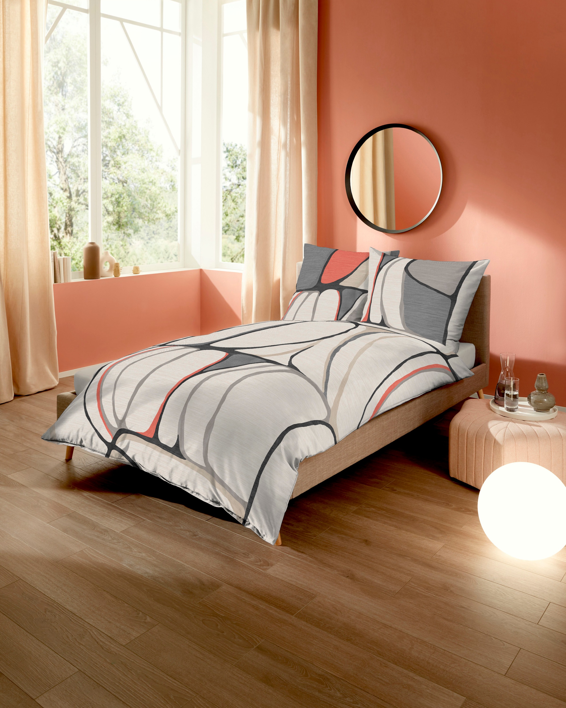 Kaeppel Bettwäsche »Opalith« 2 Stk. Mit grafischem Muster