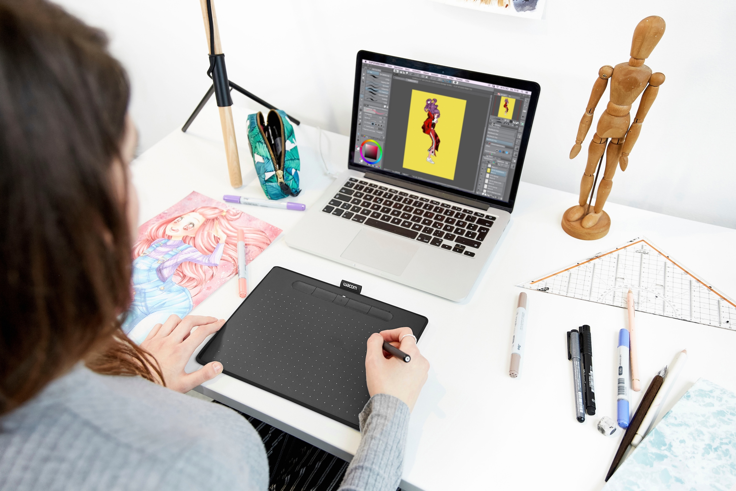 Wacom Eingabestift »Intuos S Bluetooth Black«