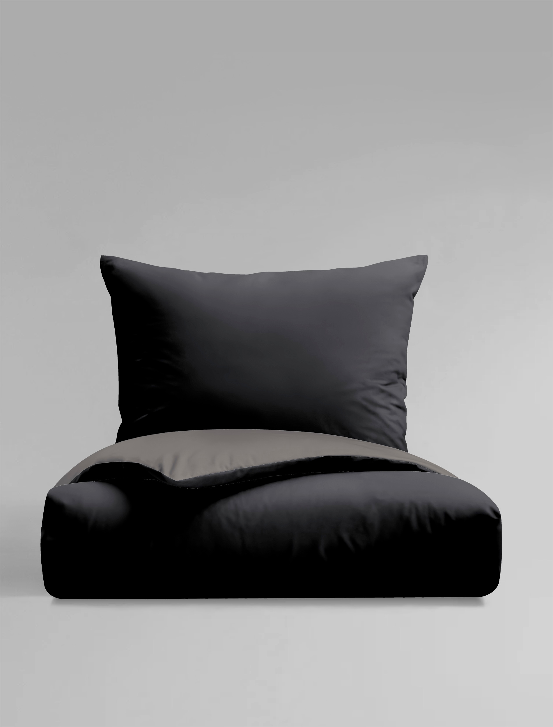 BIERBAUM Wendebettwäsche »Modern Uni in Gr. 135x200 oder 155x220 cm«, Modernes Unidesign: Schlichte, elegante Optik für jedes Schlafzimmer