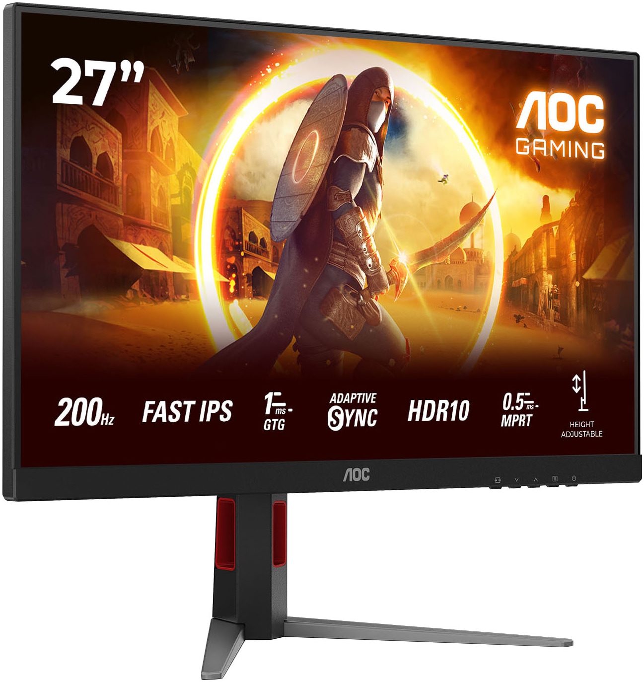 AOC Gaming-LED-Monitor »27G4HA« 69 cm/27 ″  1920 x 1080 px Full HD 1 Reaktionszeit 200 Hz