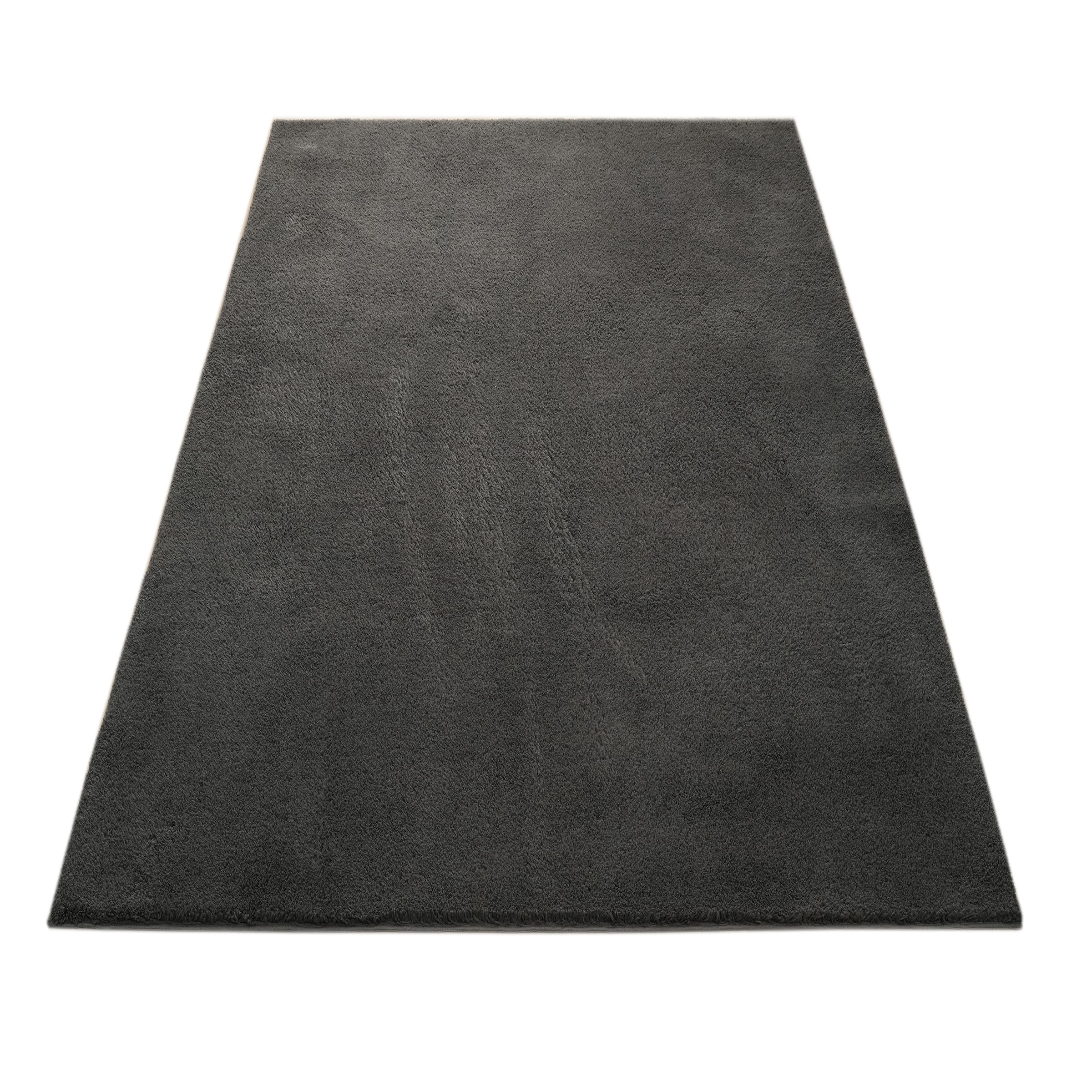 OTTO home Teppich »Cali Shaggy« rechteckig 22 mm Höhe Uni-Farben, kuschelig, & weich, waschbar, Wohnzimmer, Schlafzimmer