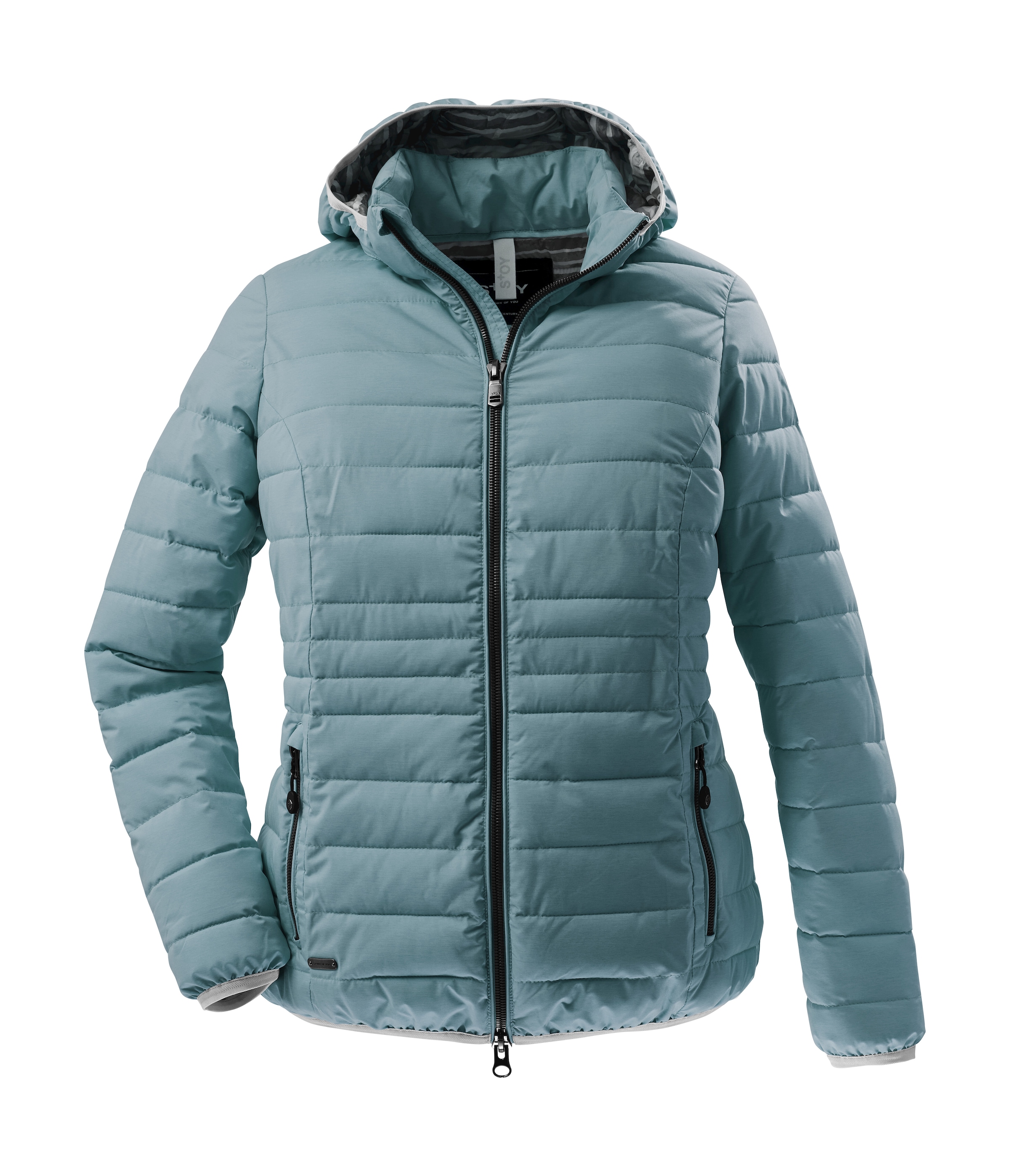 STOY Steppjacke »STS 17 WMN QLTD JCKT«, atmungsaktive Steppjacke mit abnehm. Kapuze in großen Größen