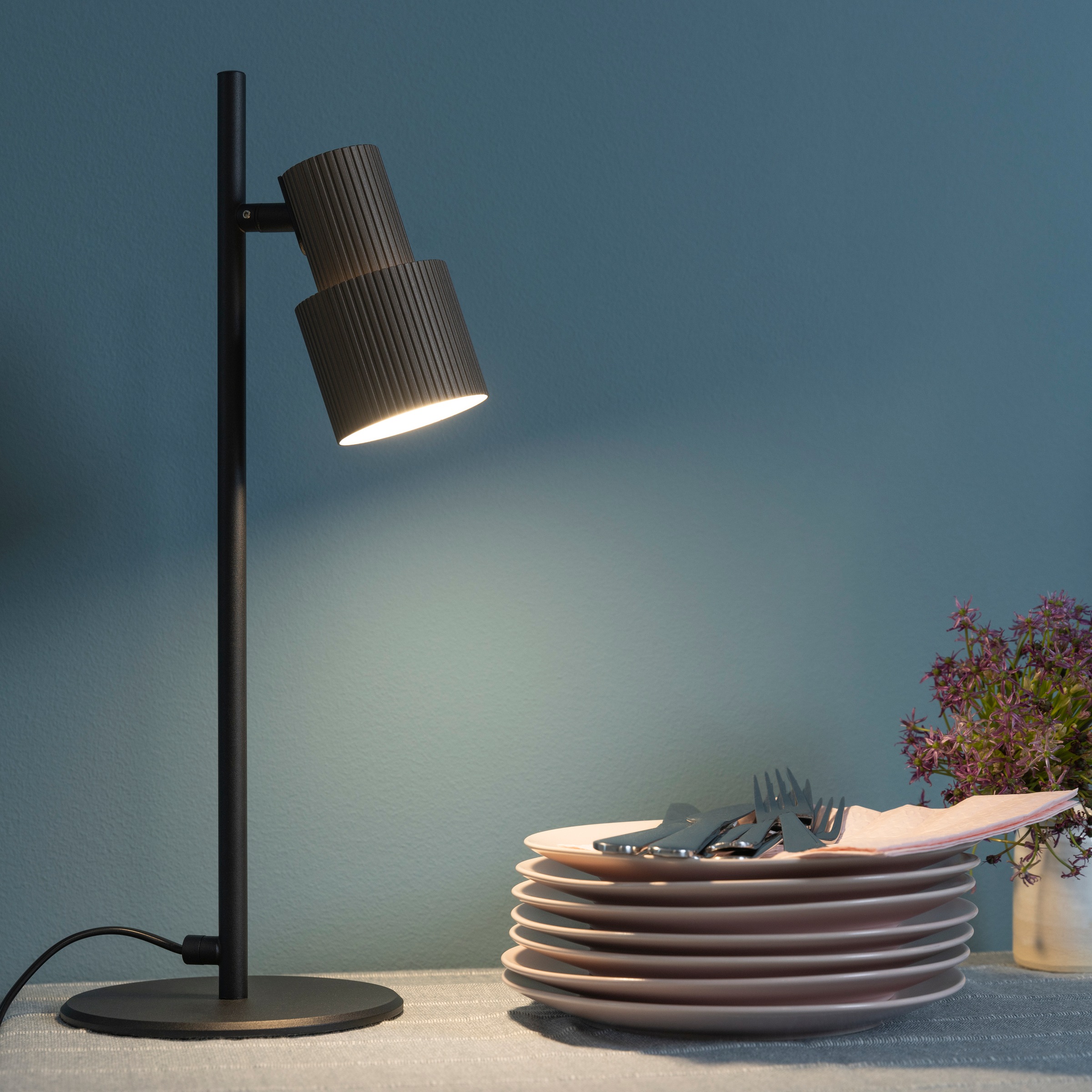 Brilliant Tischleuchte »Cadiz«, 1 flammig, Leuchtmittel GU10 | ohne Leuchtmittel, 42 x 15 x 23 cm, GU10 Fassung, schwenkbar, Aluminium