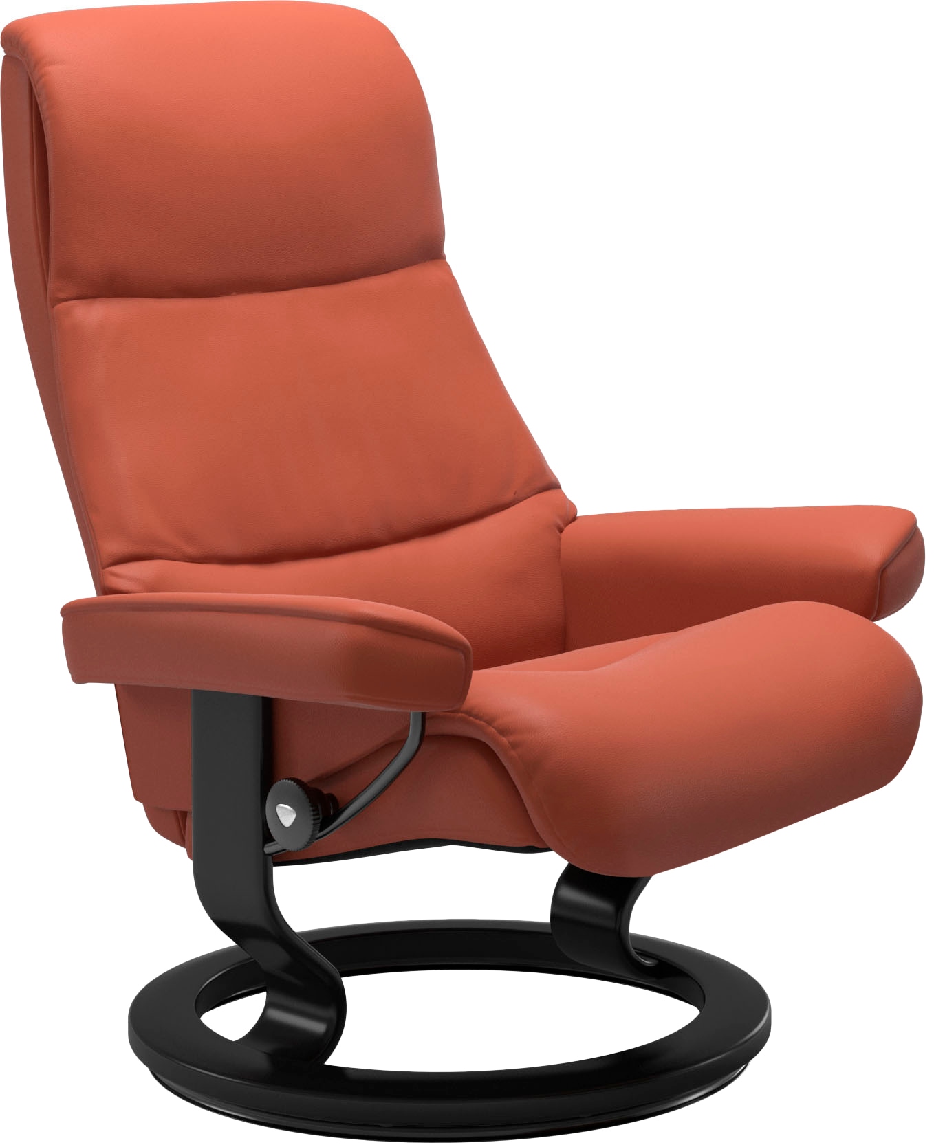 Stressless® Relaxsessel »View« Set, Relaxsessel mit Hocker,  mit Classic Base, Größe S,Gestell Schwarz