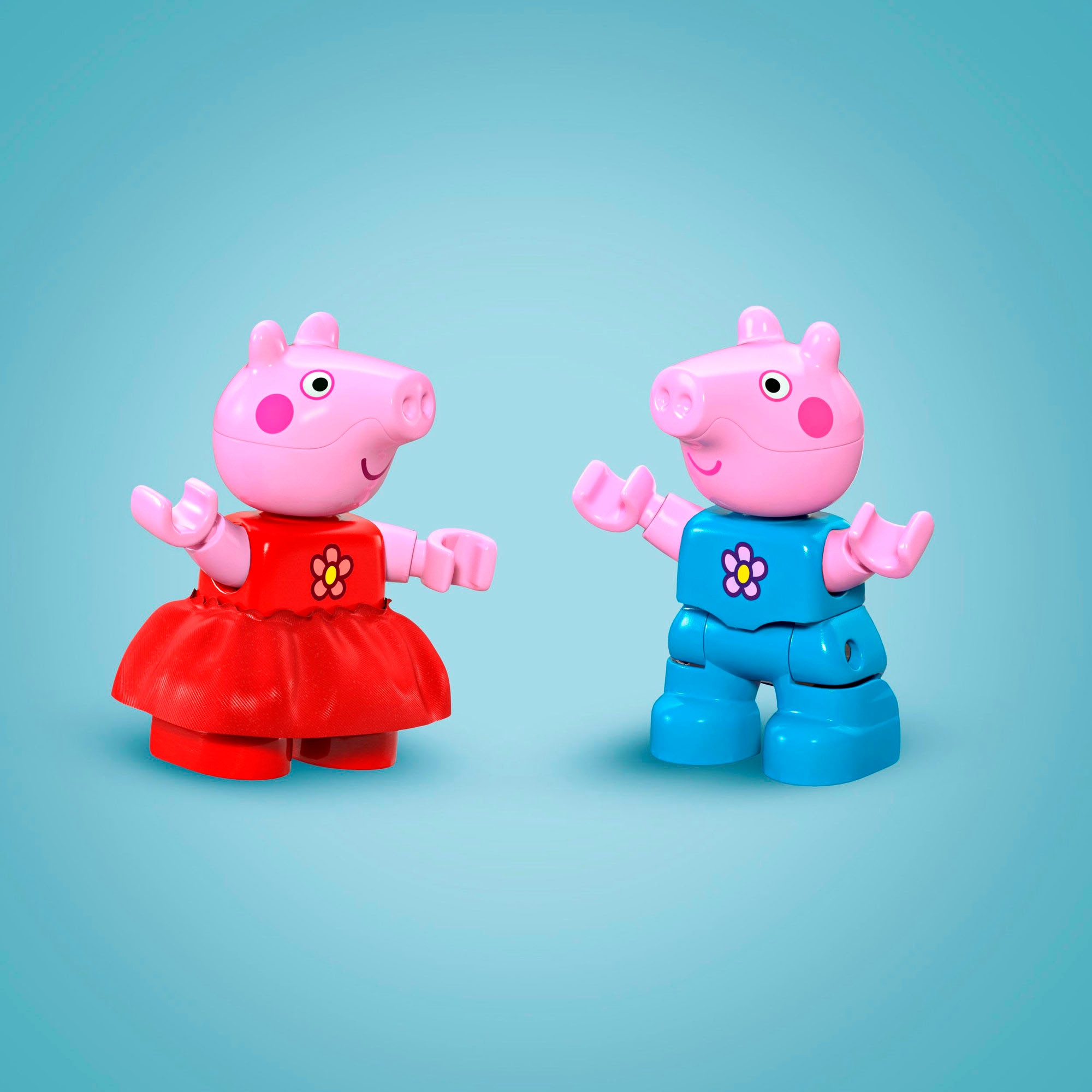 LEGO® Konstruktionsspielsteine »Peppas Garten mit Baumhaus (10431), LEGO DUPLO Peppa Pig«, (20 St.), Made in Europe