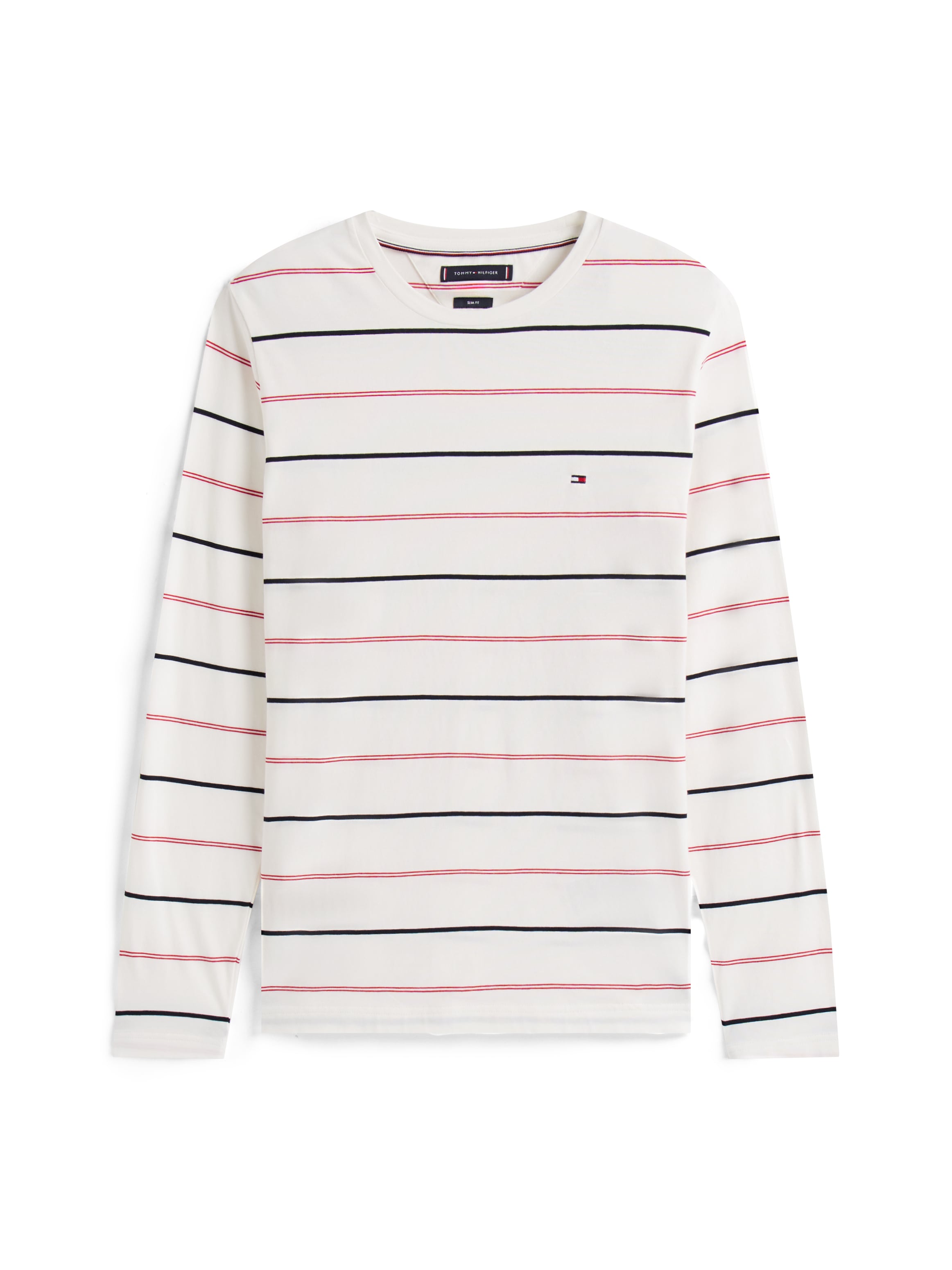 Tommy Hilfiger Longsleeve »STRETCH SLIM STRIPE« Rundhals, slim fit, Jersey