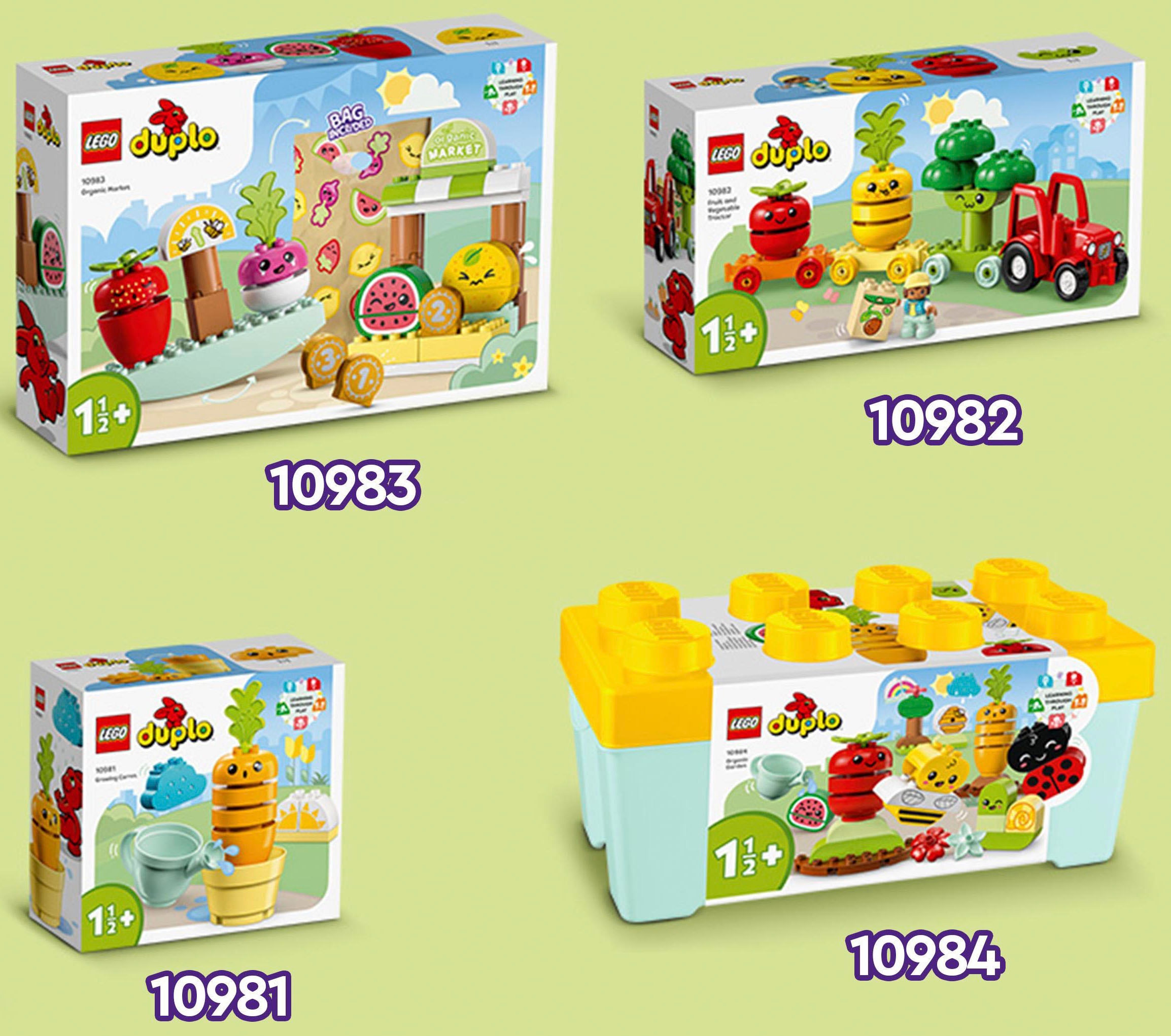 LEGO® Konstruktionsspielsteine »Biomarkt (10983), LEGO® DUPLO My First«, (40 St.)
