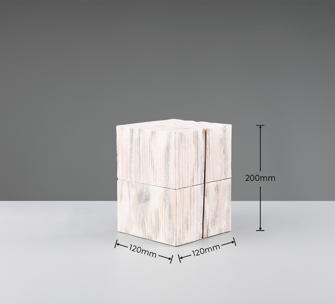 TRIO Leuchten Schreibtischlampe »TREASURE, Deko Tischleuchte Schatzkiste inkl 1xE14 LED 225 Lumen 2700K« E14 1 Stk. Warmweiß Licht startet bei öffnen der Box, Schnurschalter, Naturholz Tischlampe