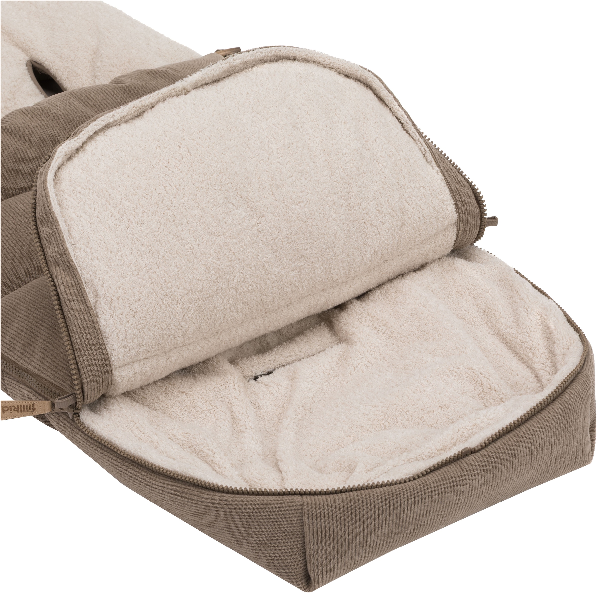 Fillikid Fußsack »Kinley Cord/Teddyplüsch, Winterfußsack«