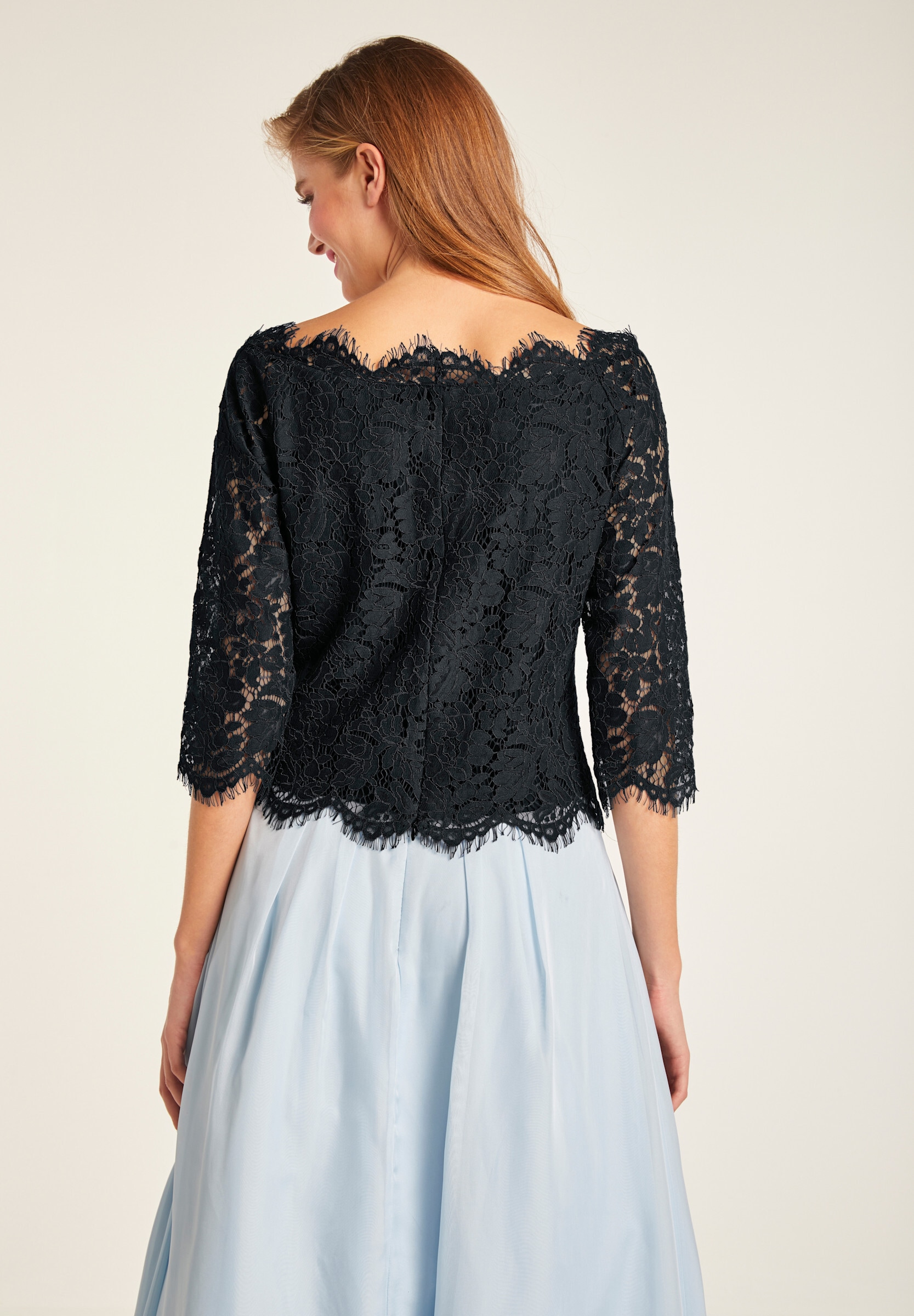 heine Klassische Bluse »Spitzen-Bluse Spitzenbluse mit 3/4-Ärmeln«